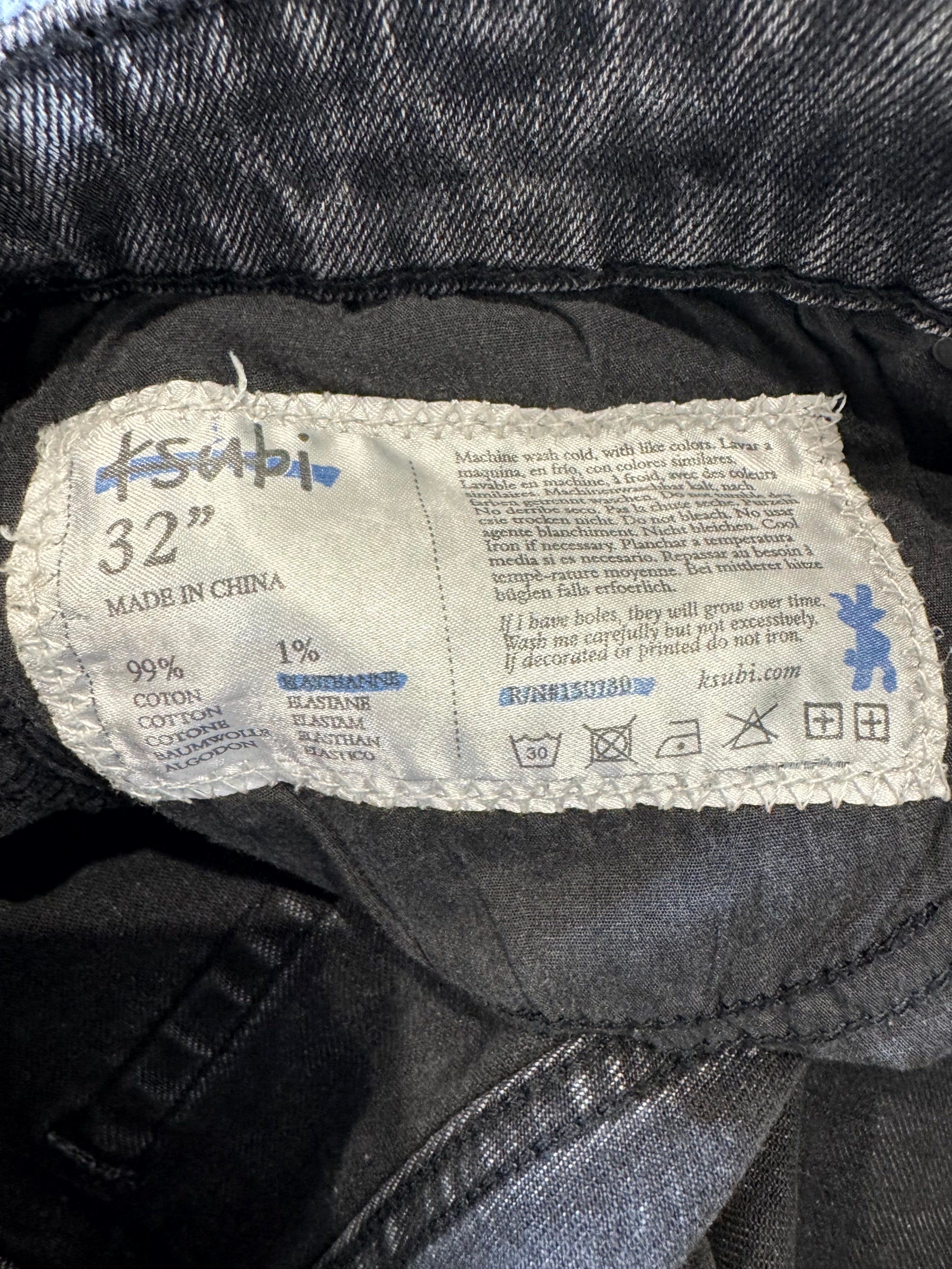 Ksubi Ripped Grey Jeans