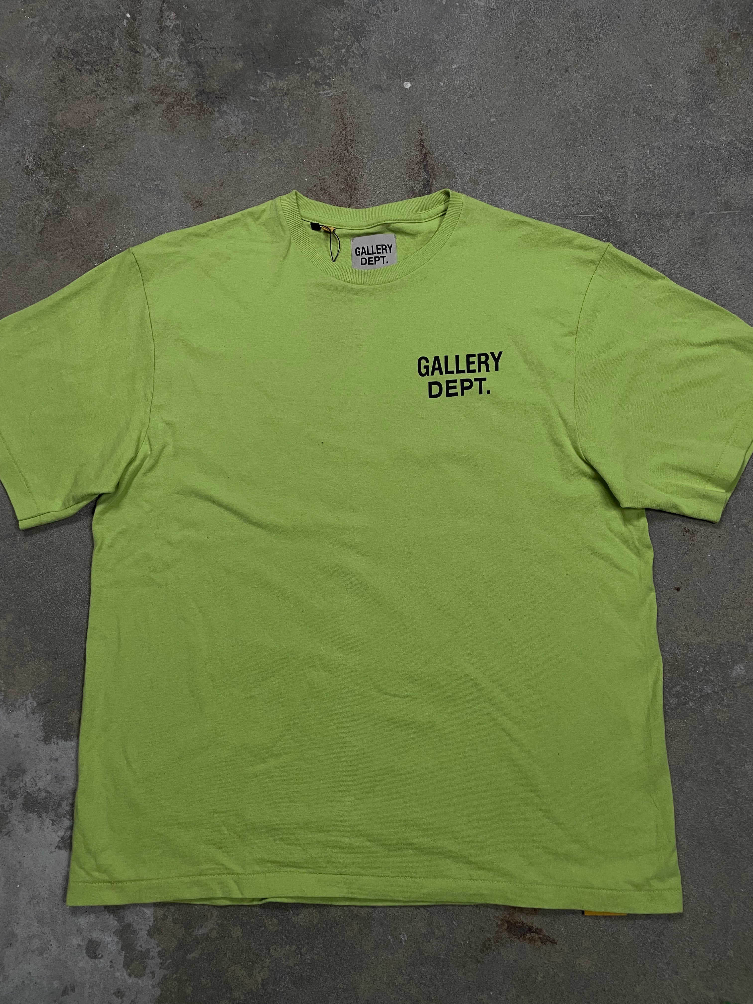 Gallery Dept Tee Lime Used Large