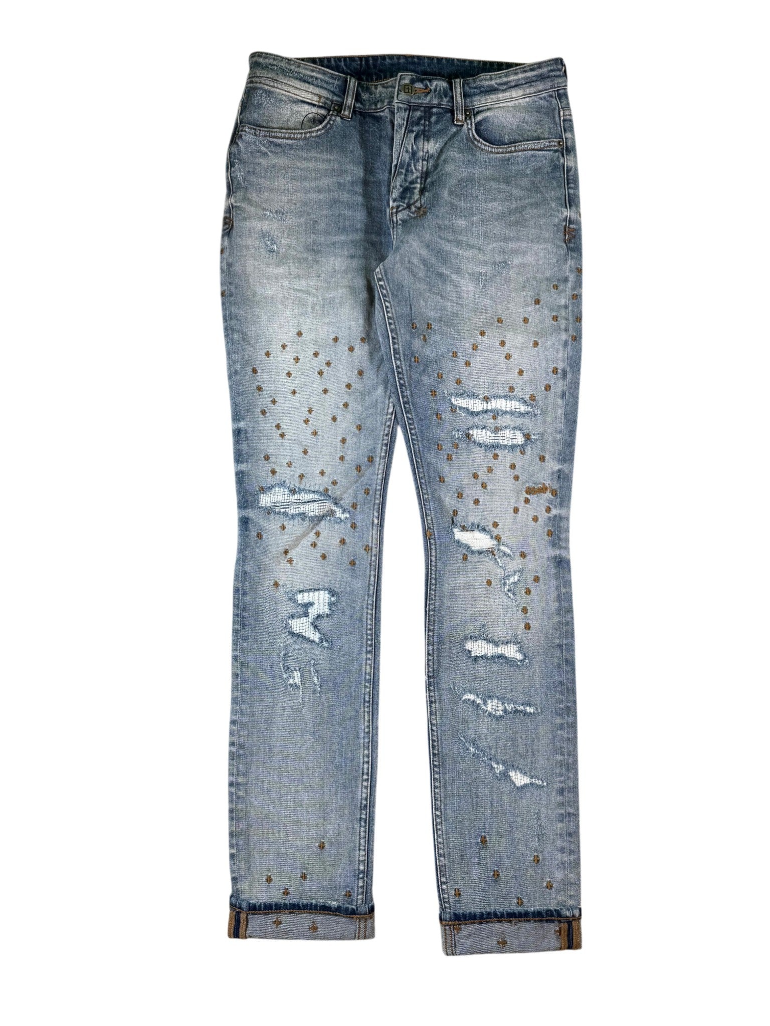 Ksubi Plus Logo Light Wash Jeans