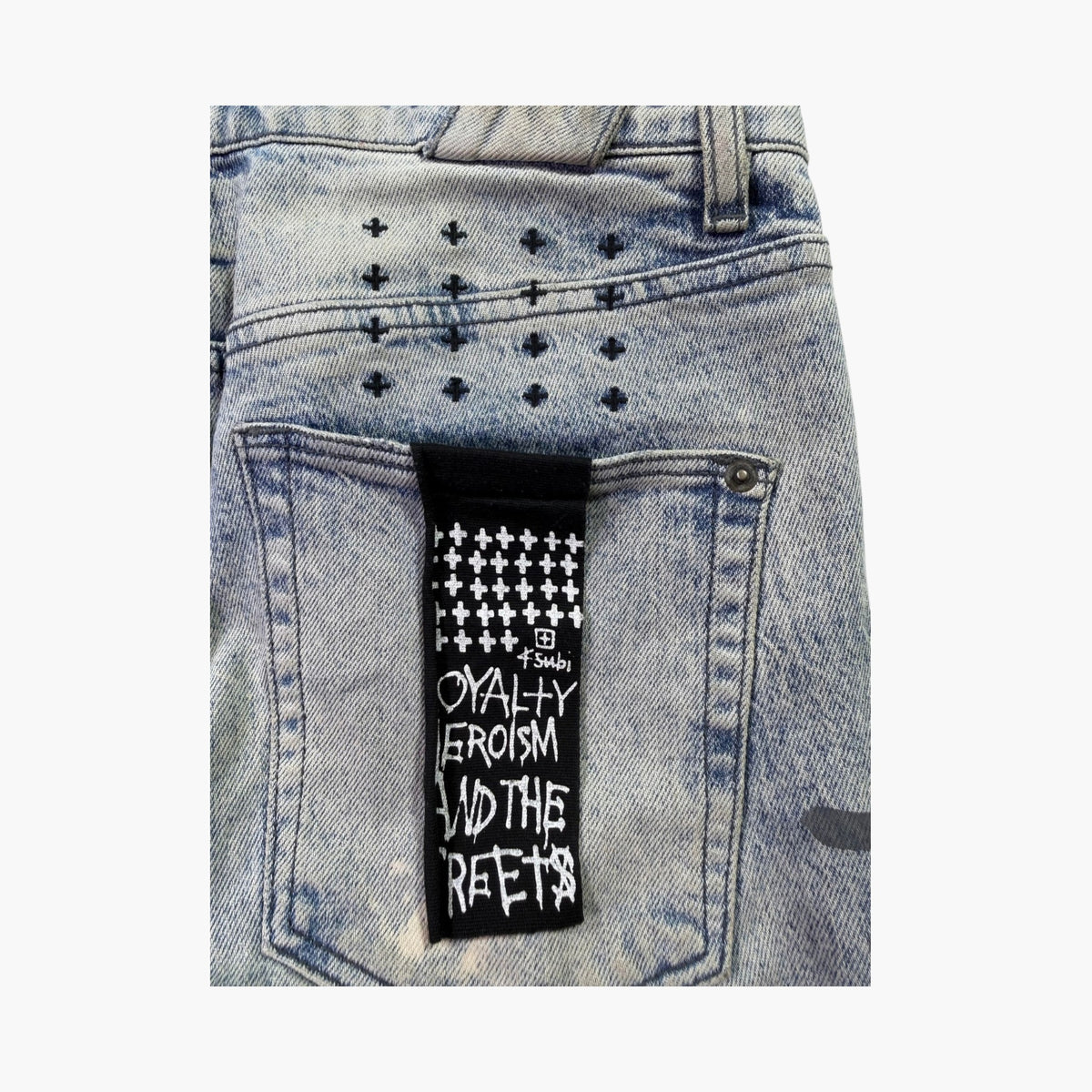 Ksubi Light Wash Bleached Jeans
