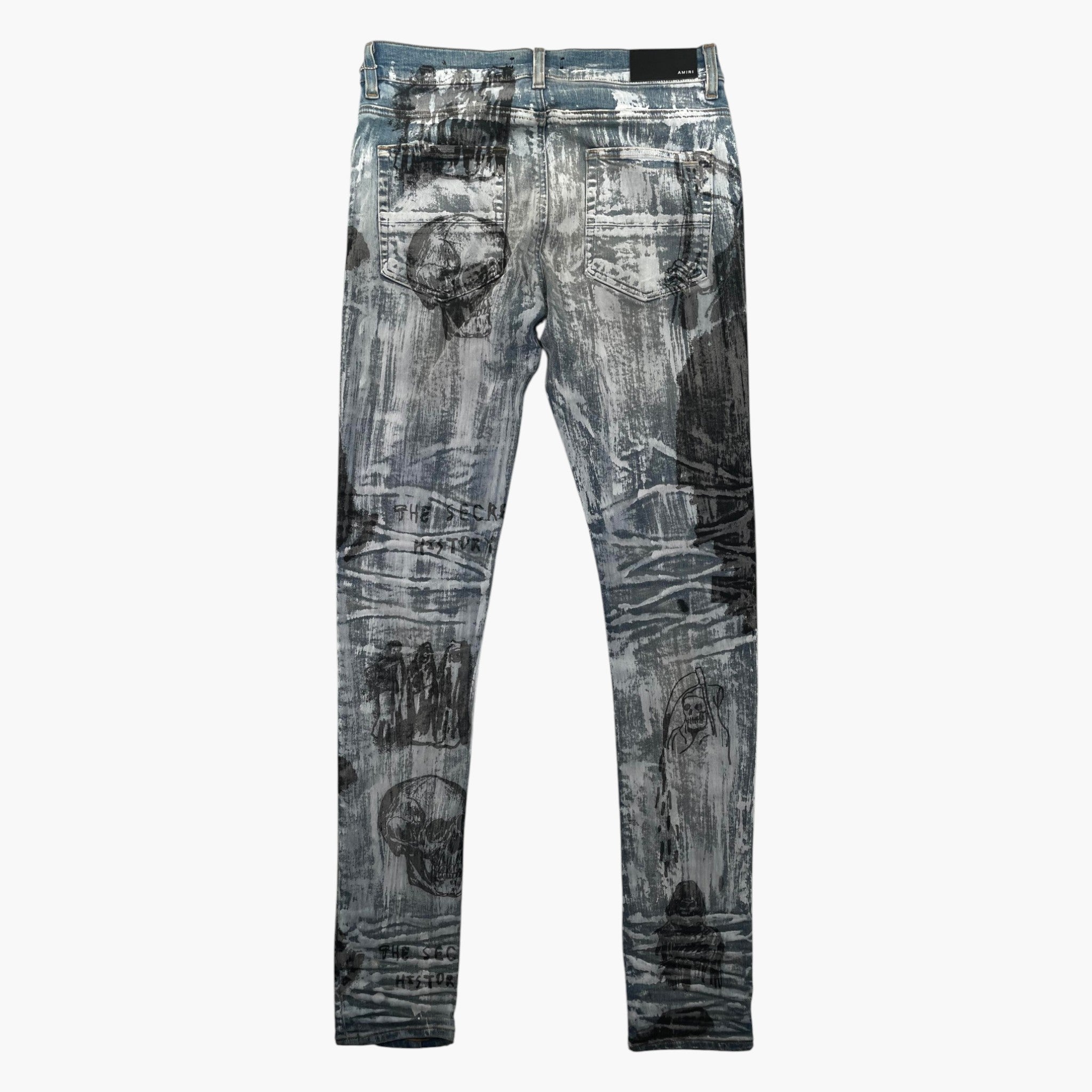 Amiri Wes Lang Light Wash Jeans