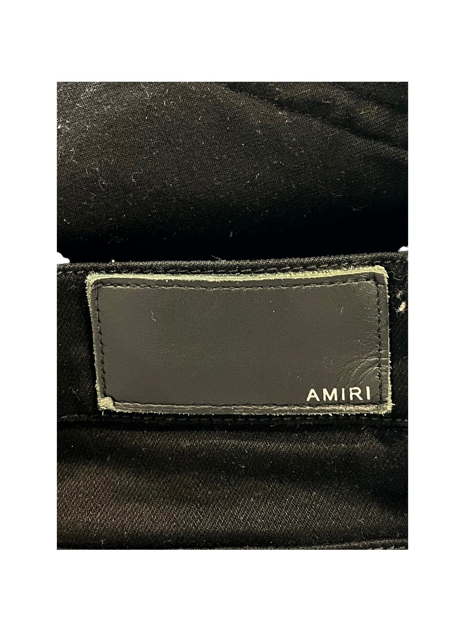 Amiri Glitter Stripe Black & Gold Jeans