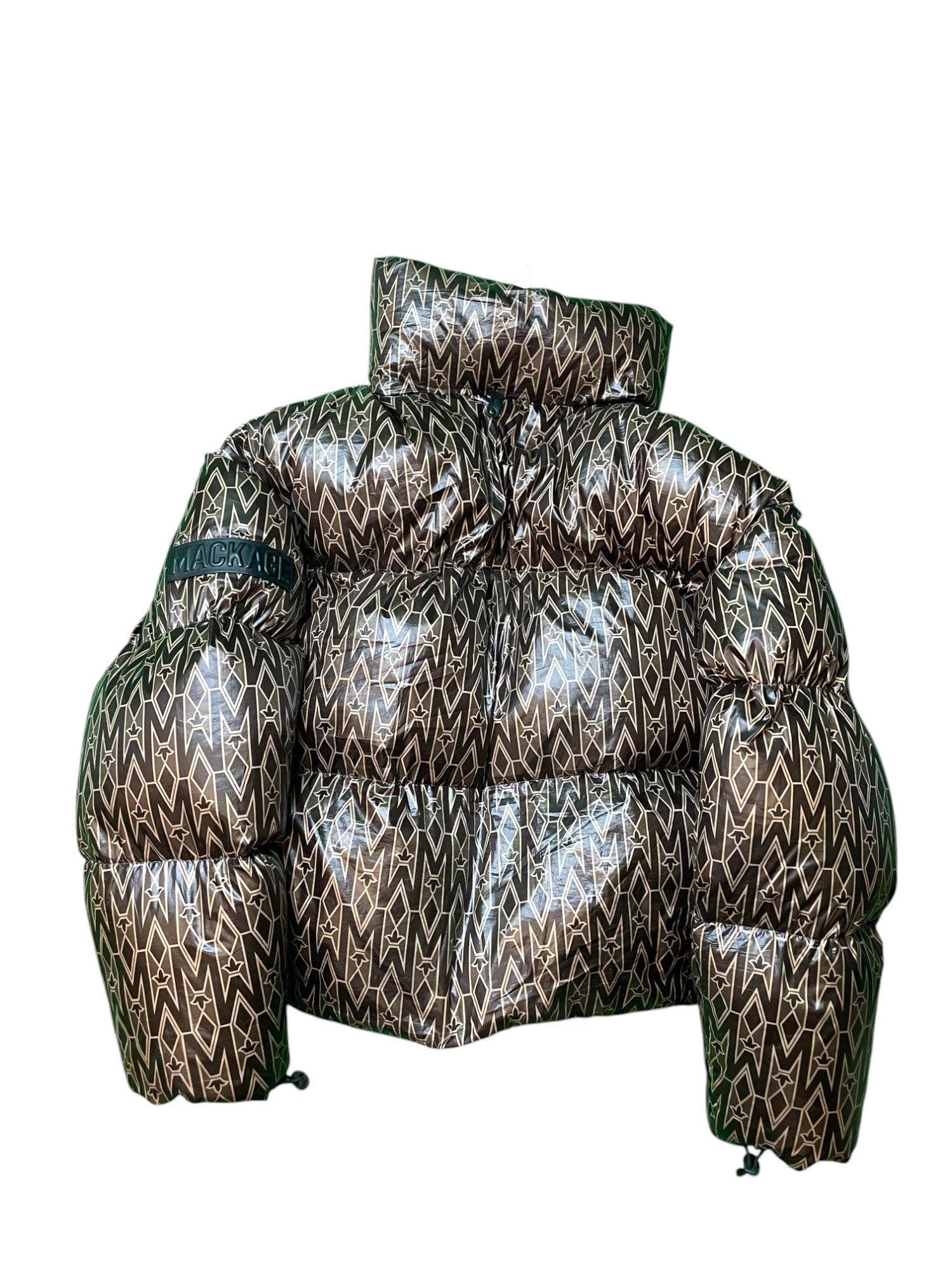 Mackage Puffer Monogram Women's Brown Jacket