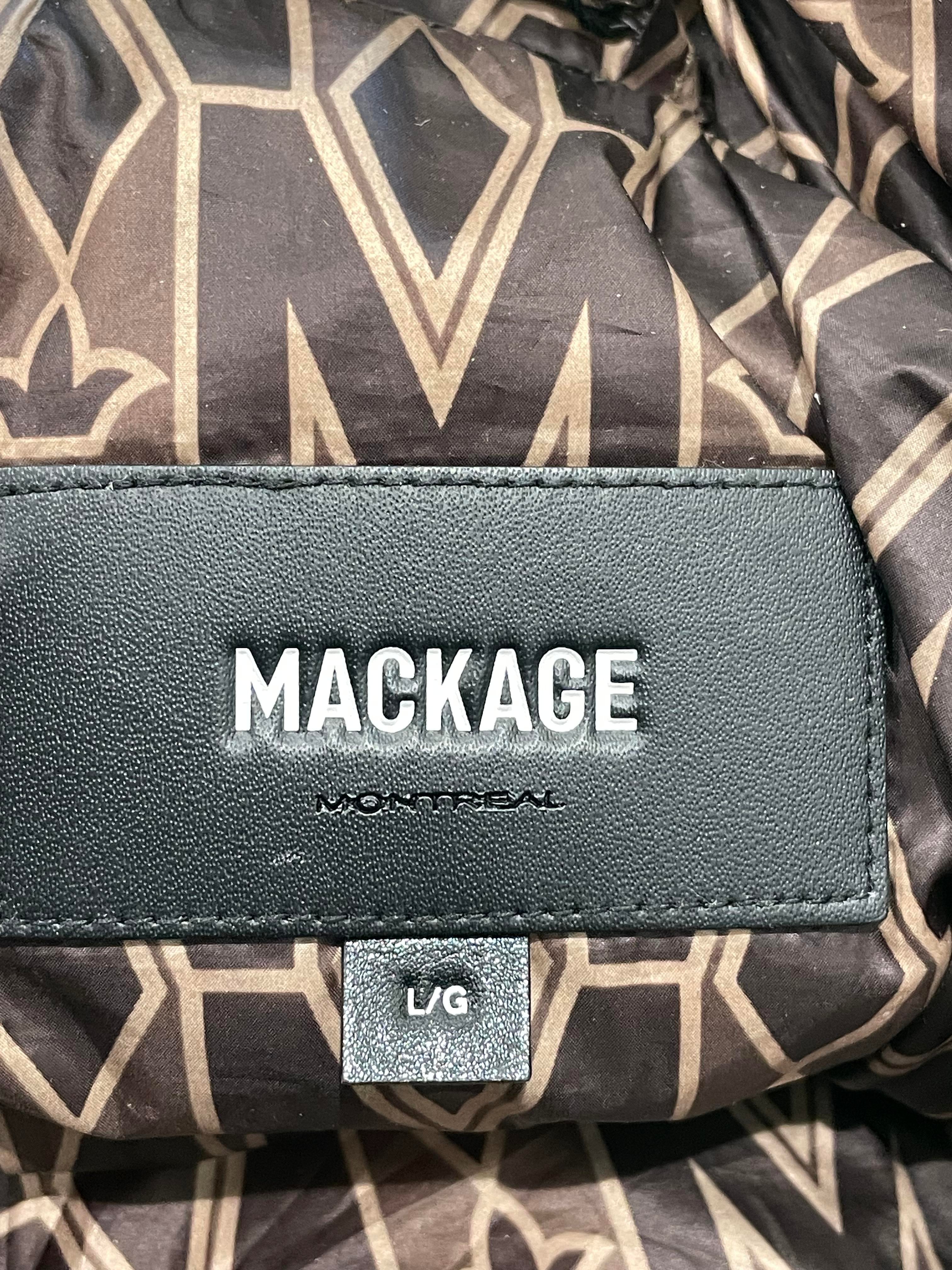 Mackage Puffer Monogram Women's Brown Jacket