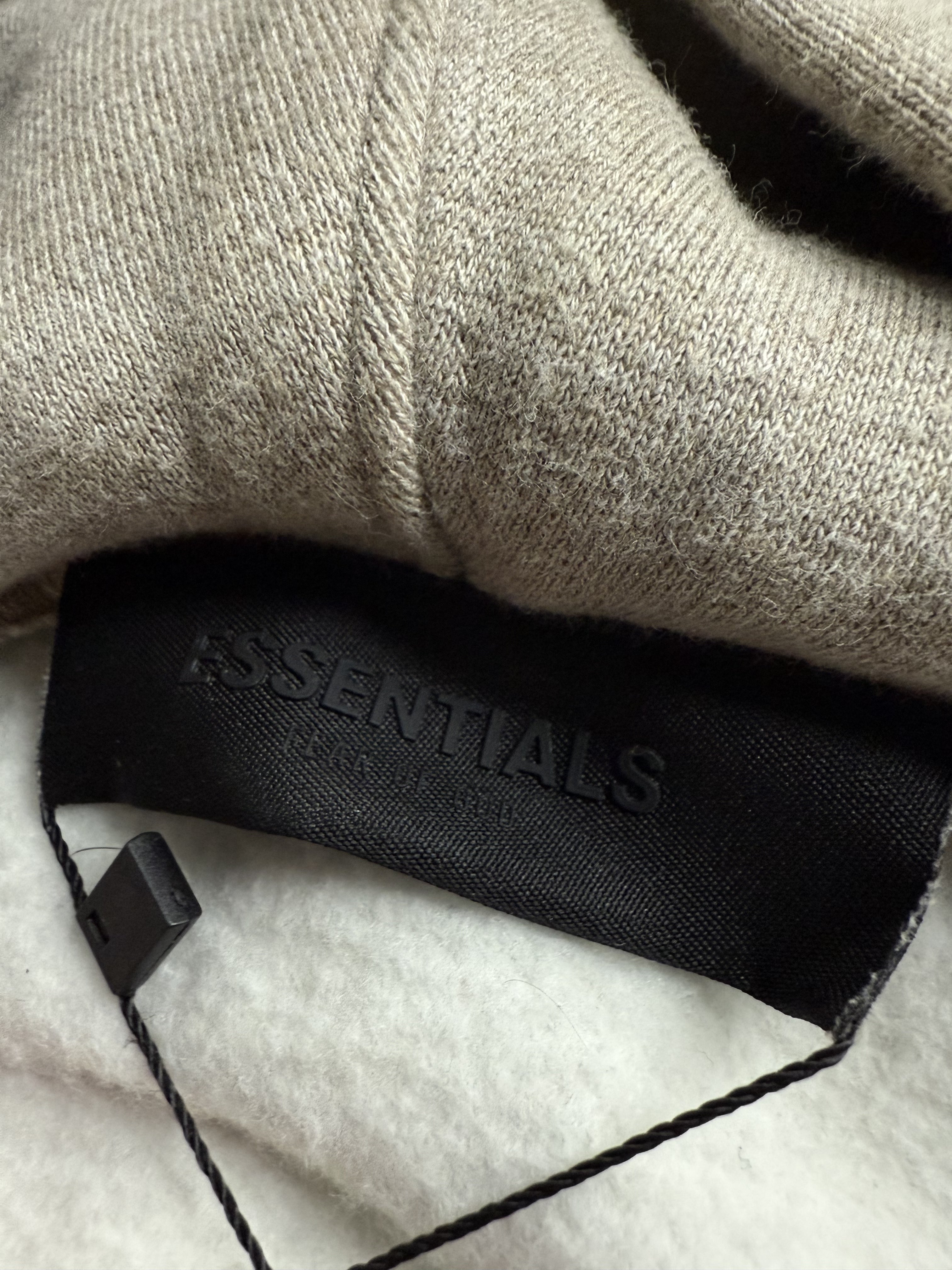 Essentials Hoodie Heather Tan Used XL