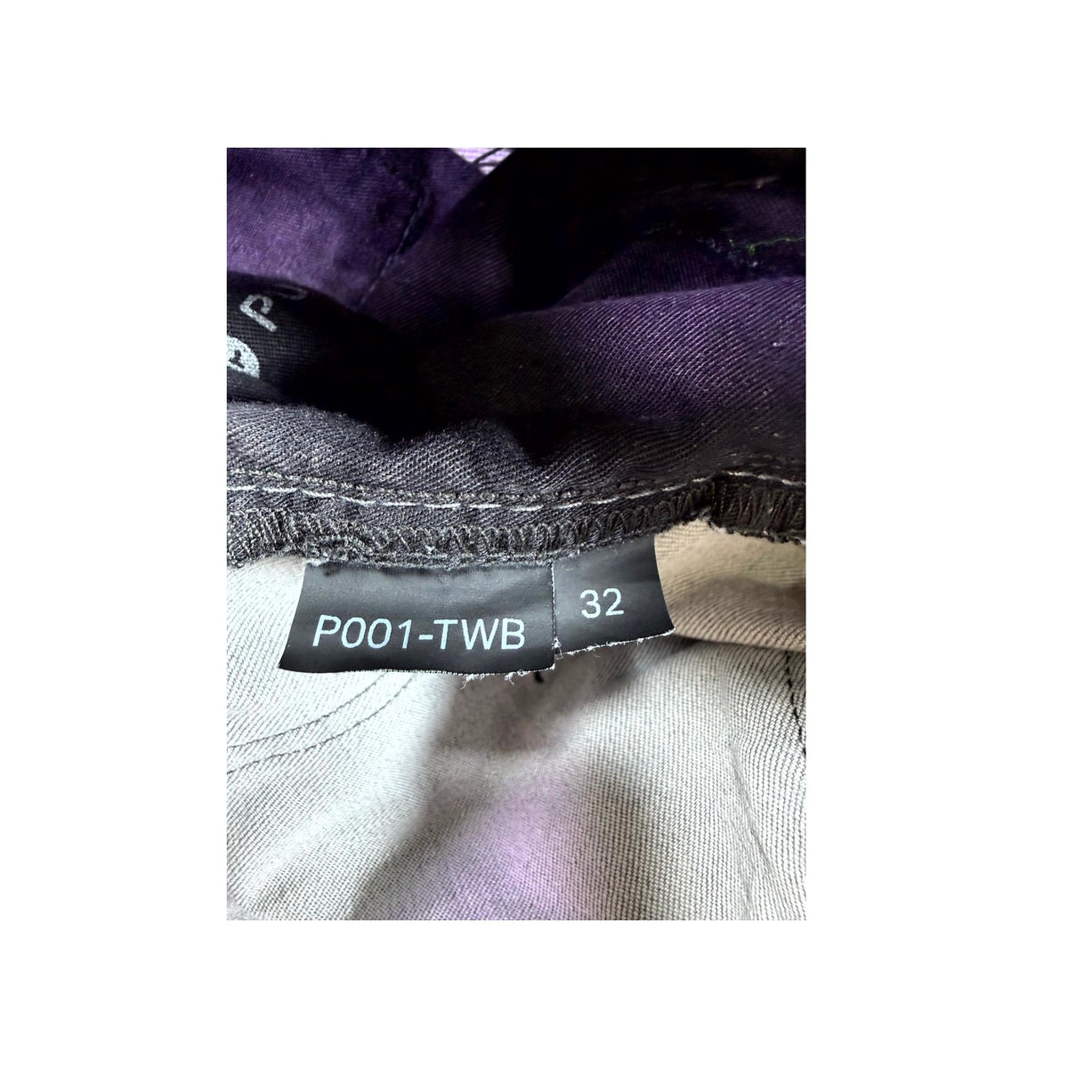 Purple Brand Two Tone Split Grey Wash Jeans