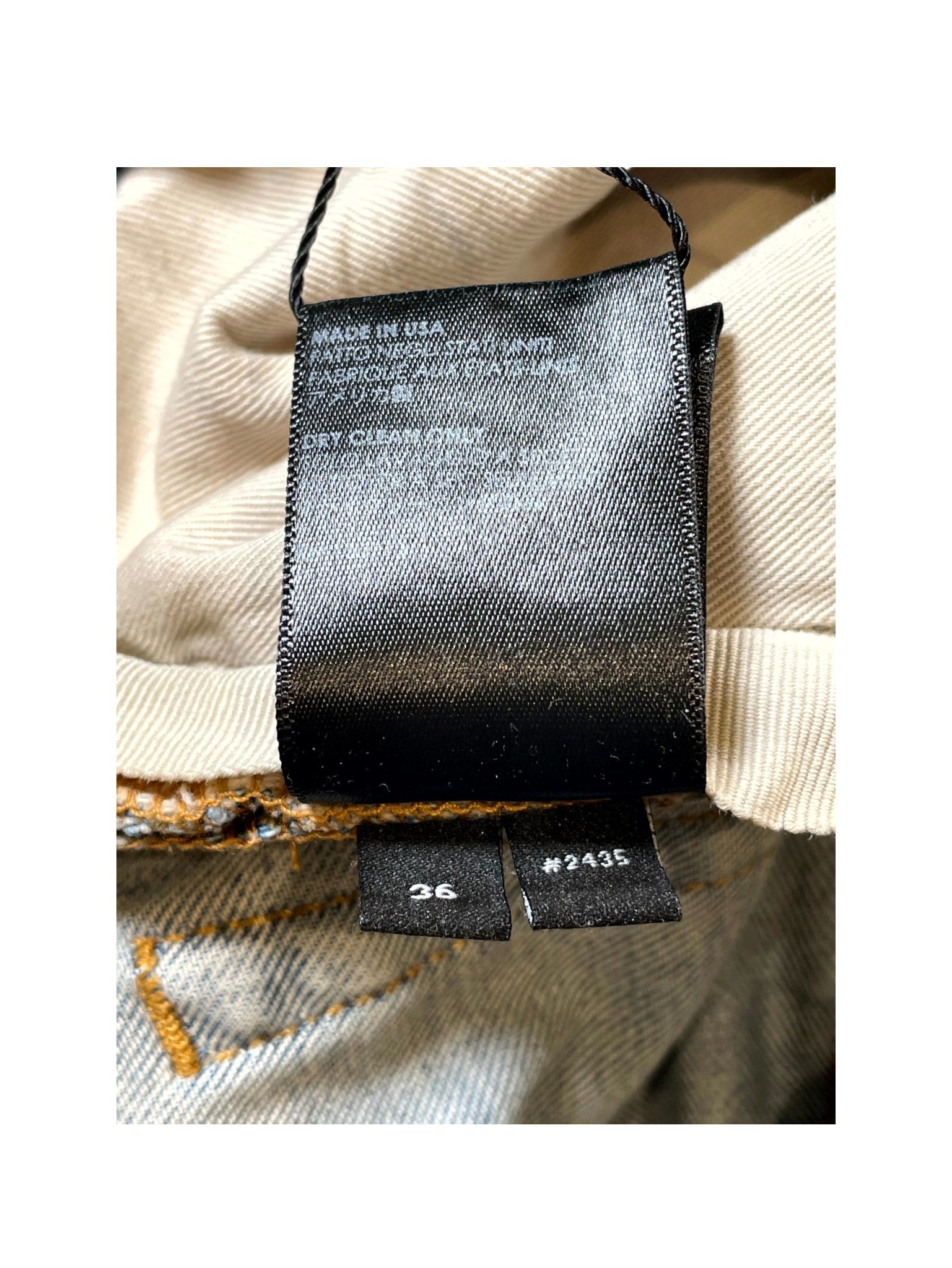 Amiri Lumberjack Patchwork Light Wash Jeans