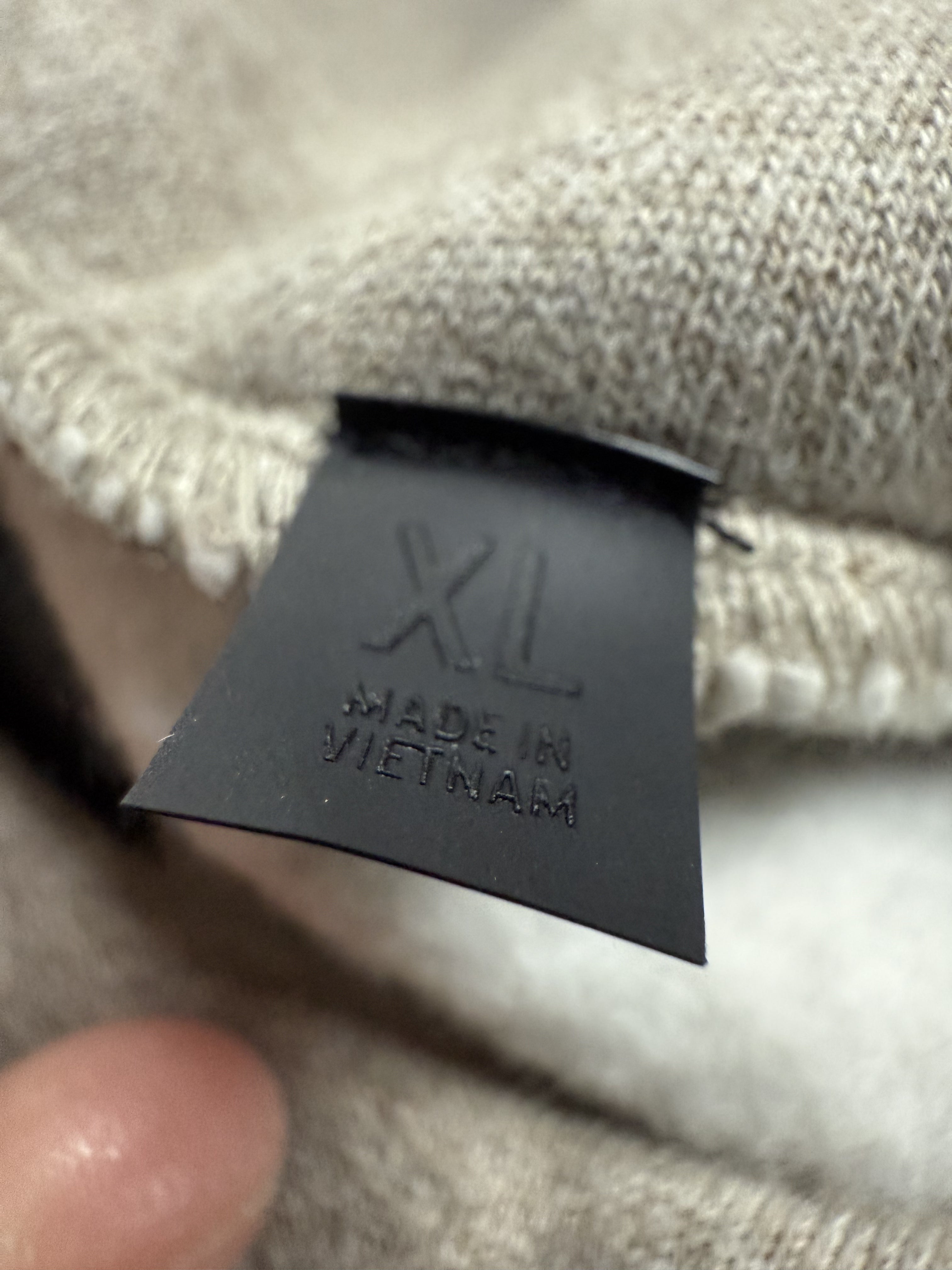 Essentials Hoodie Heather Tan Used XL