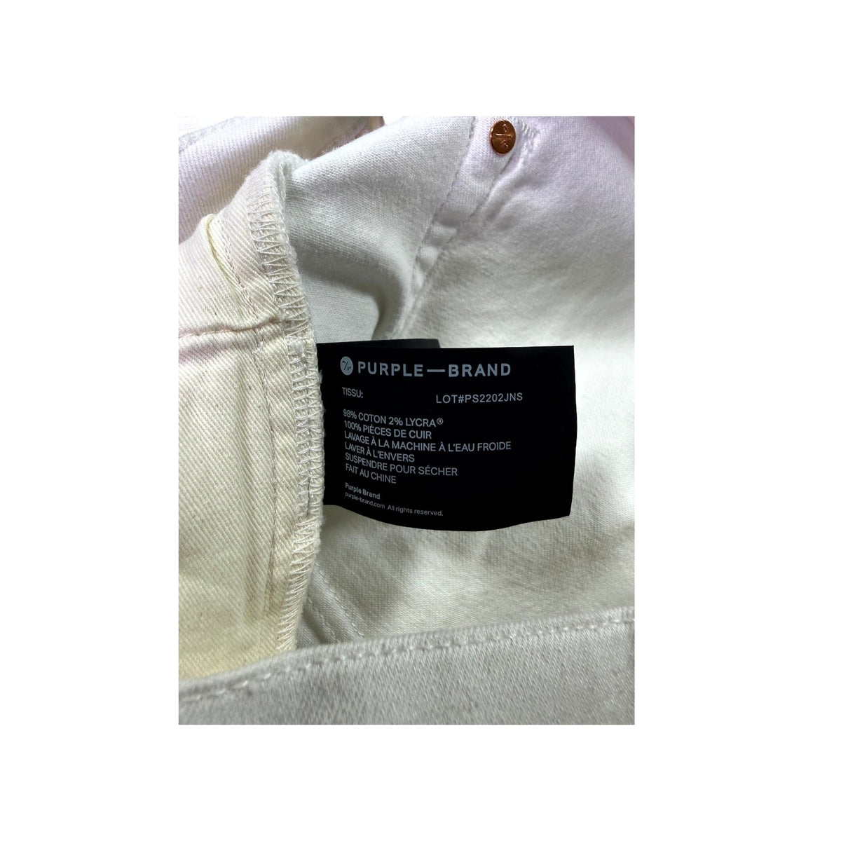 Purple Brand Plain Grey Jeans