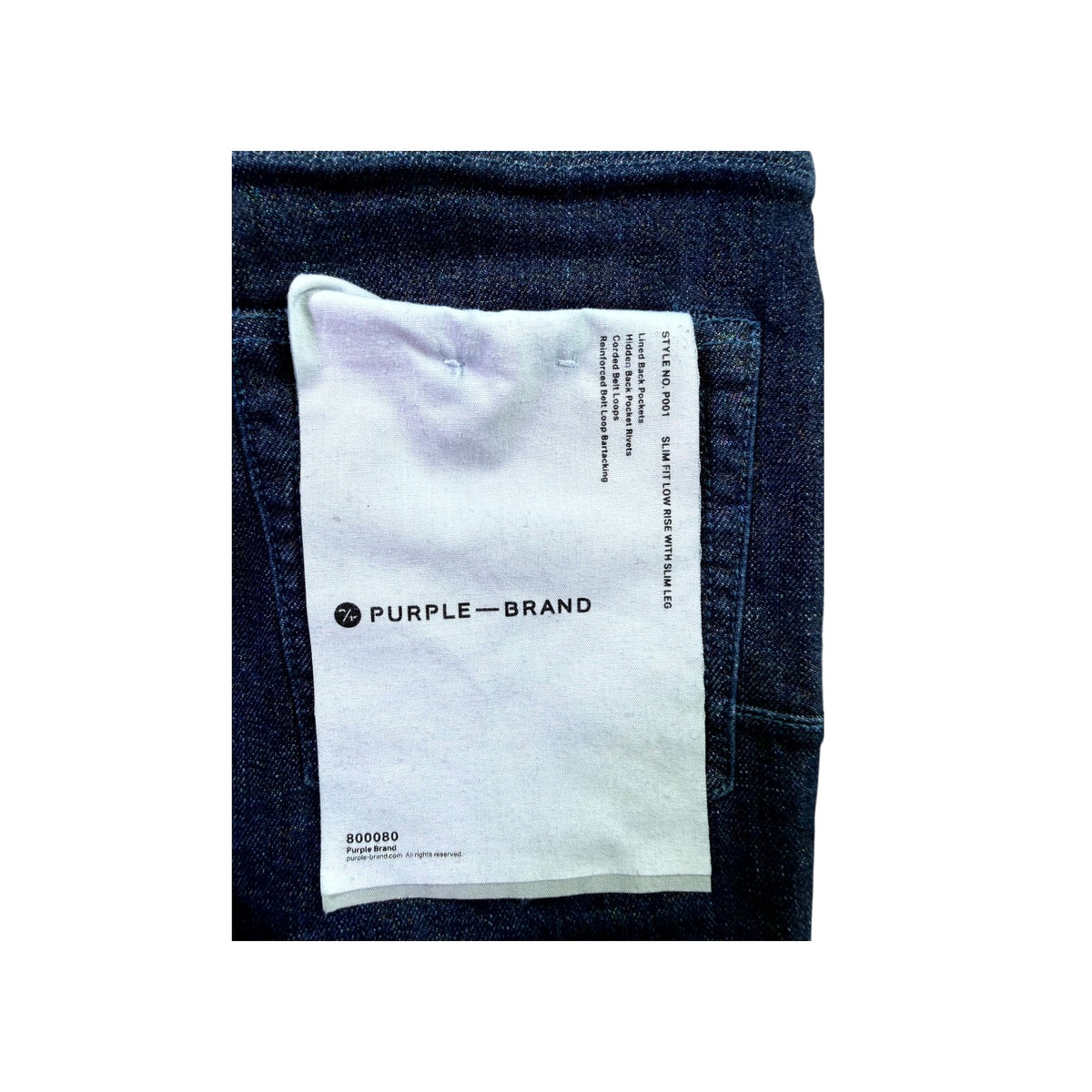 Purple Brand Gloss Dark Blue Jeans
