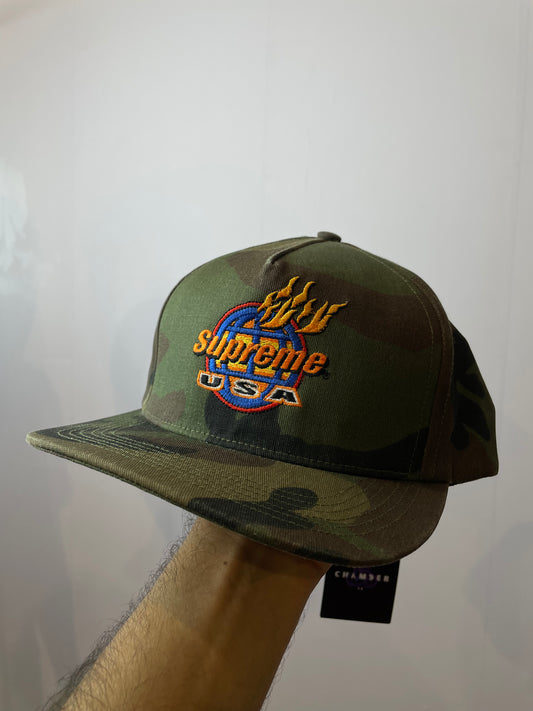 Supreme Camo USA Hat