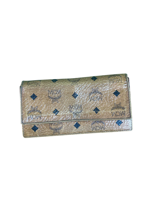 MCM Visetos Beige Wallet