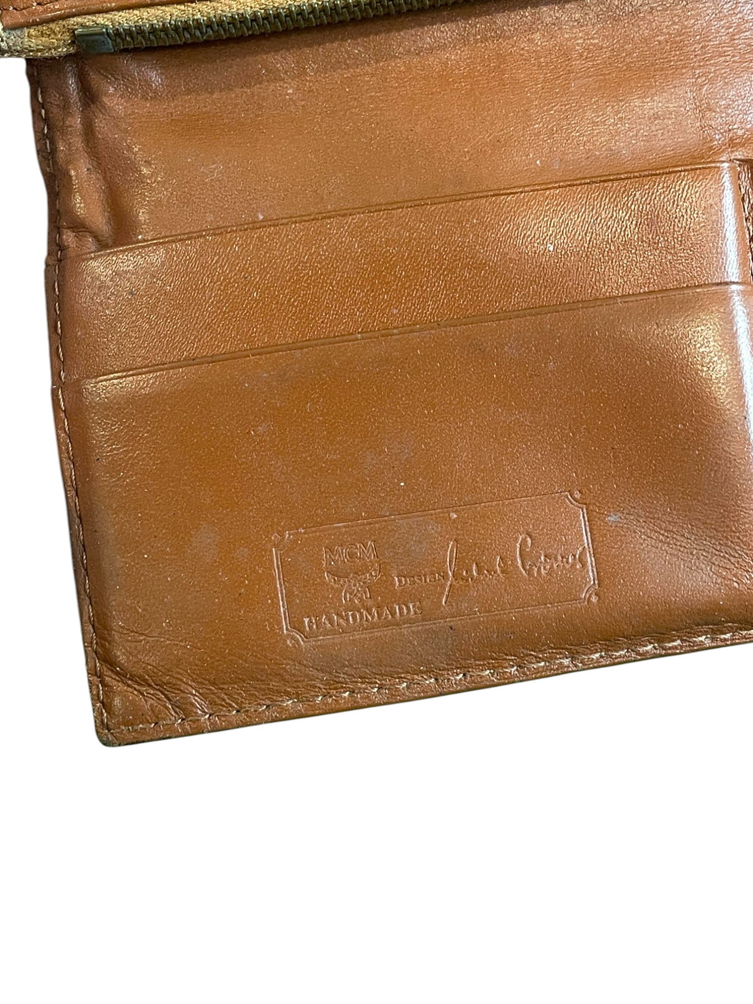 MCM Visetos Beige Wallet