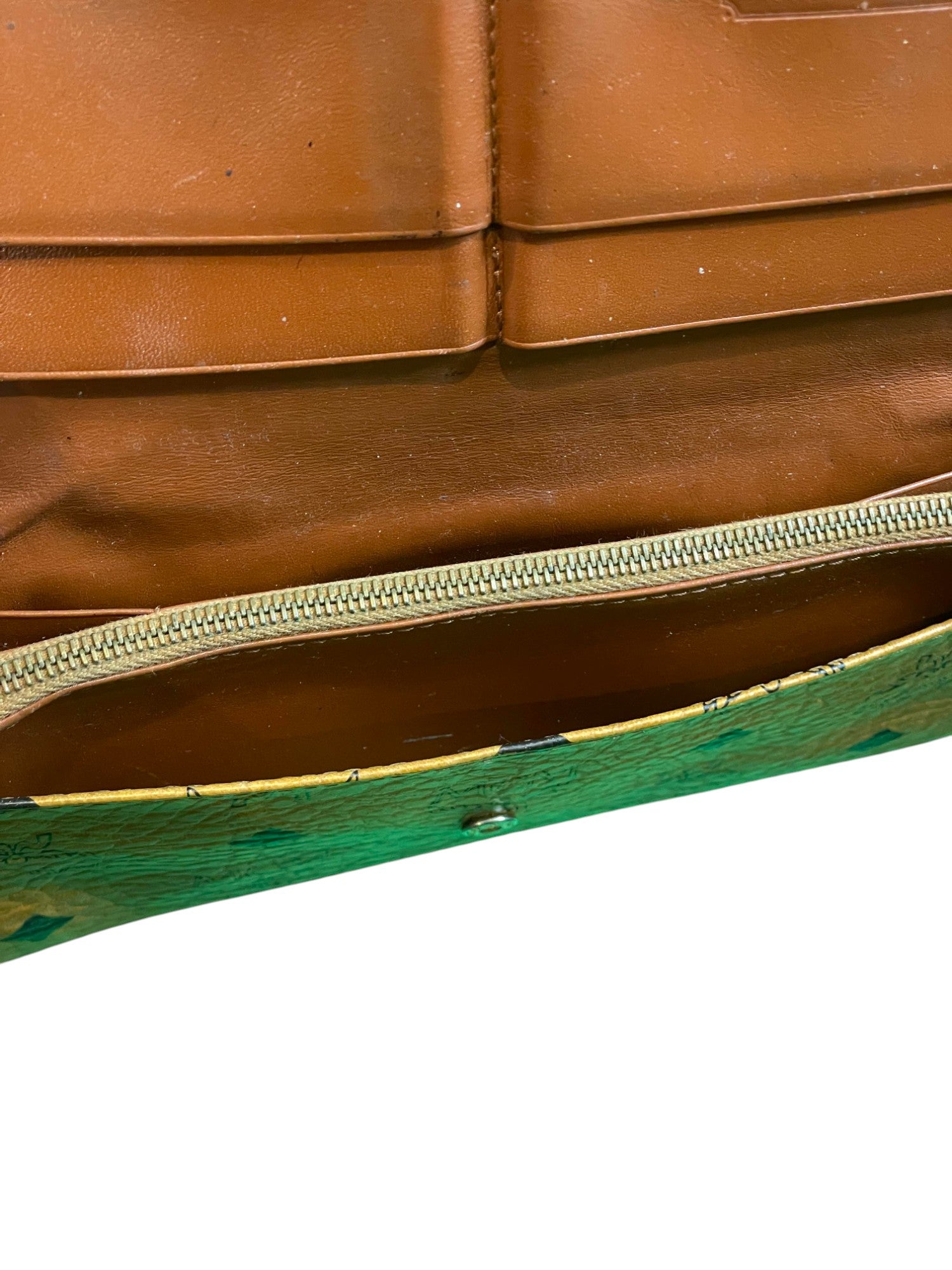 MCM Visetos Beige Wallet