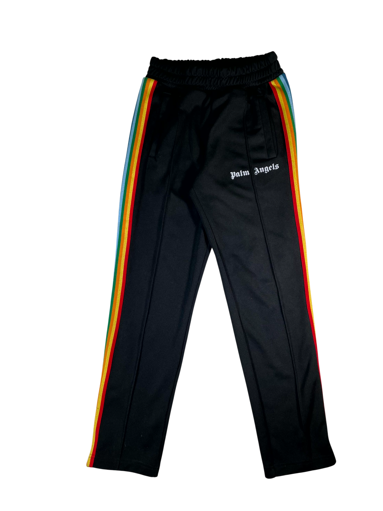 Palm Angels Black & Rainbow Sweatpants