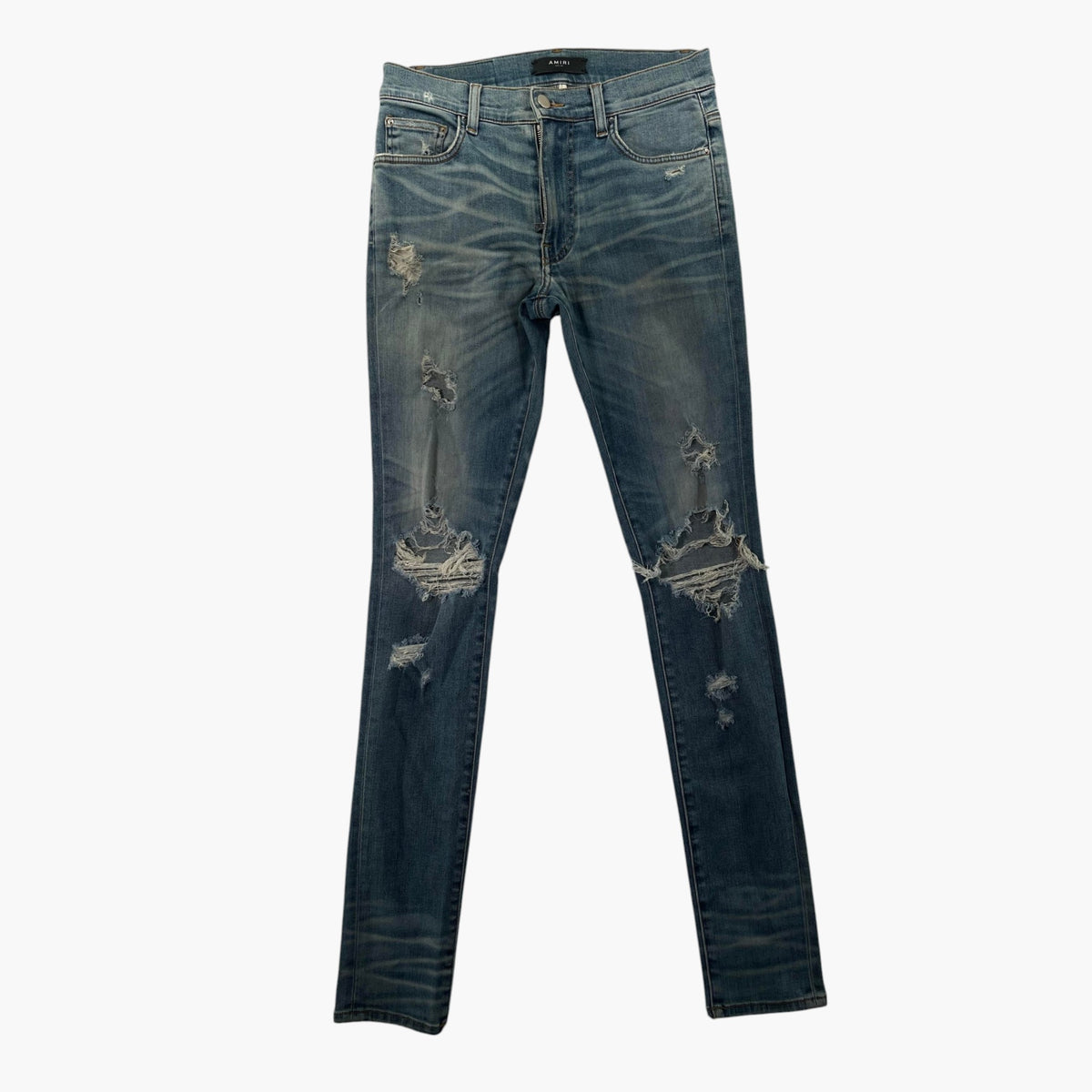 Amiri Thrasher Light Wash Plain Jeans