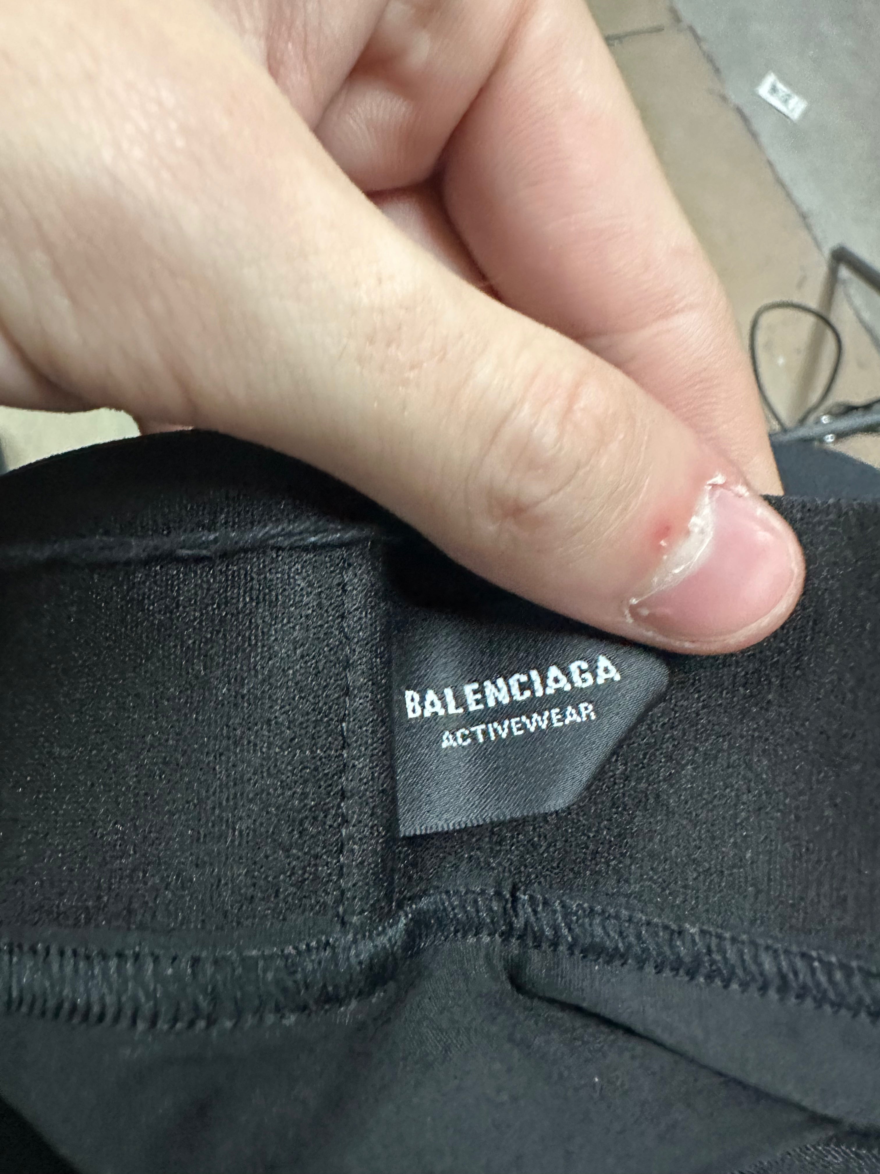 Balenciaga 3B Black Leggings