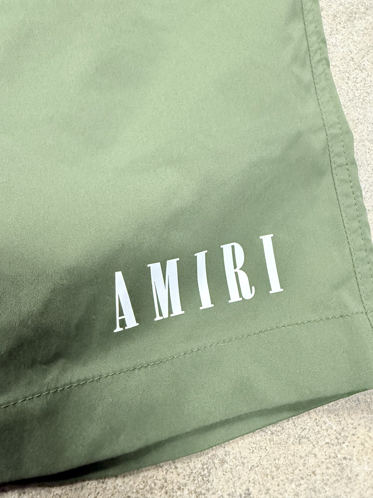 Amiri Swim Olive Trunks XXL New