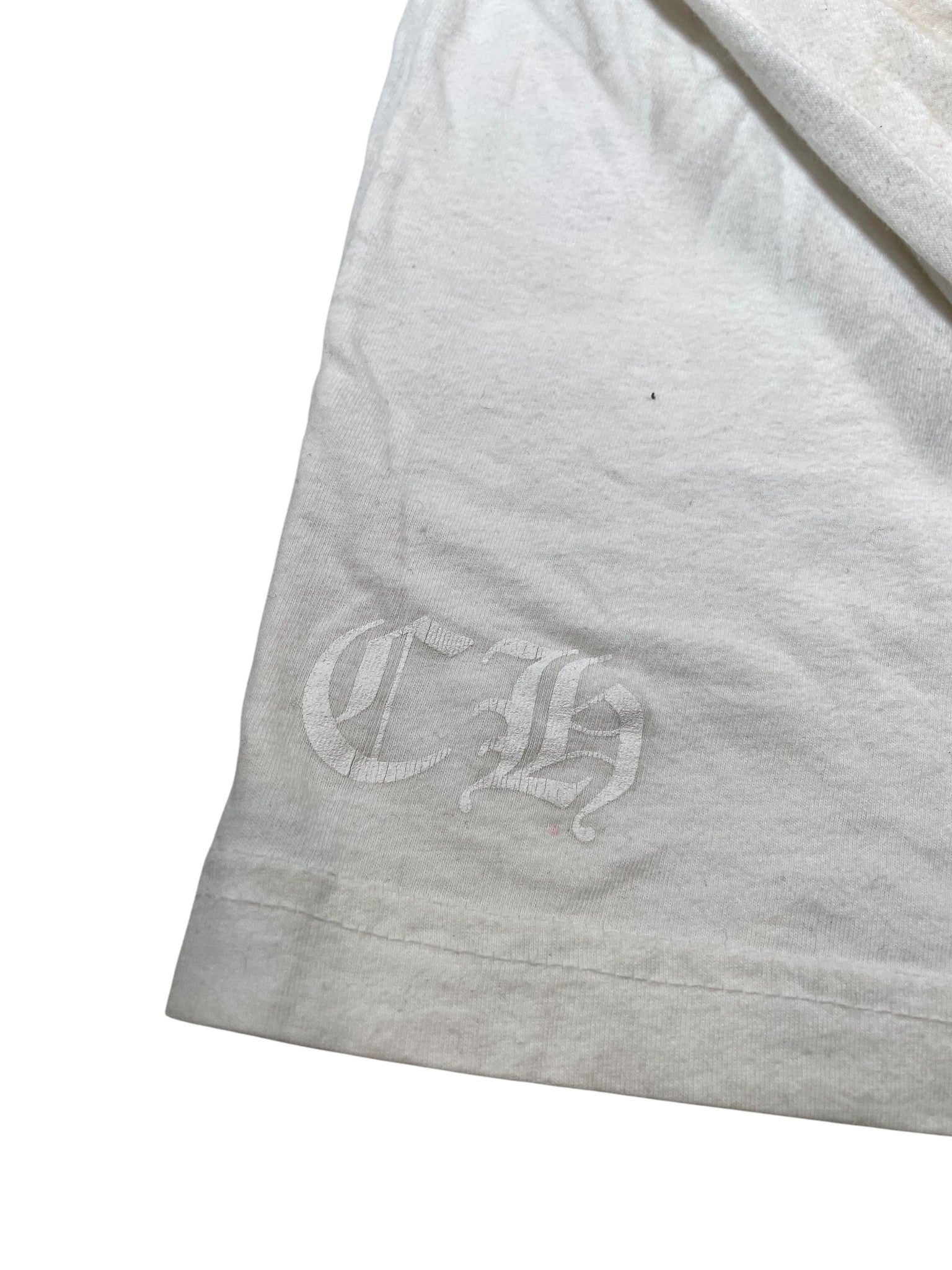 Chrome Hearts 'Scroll Logo' White Long Sleeve
