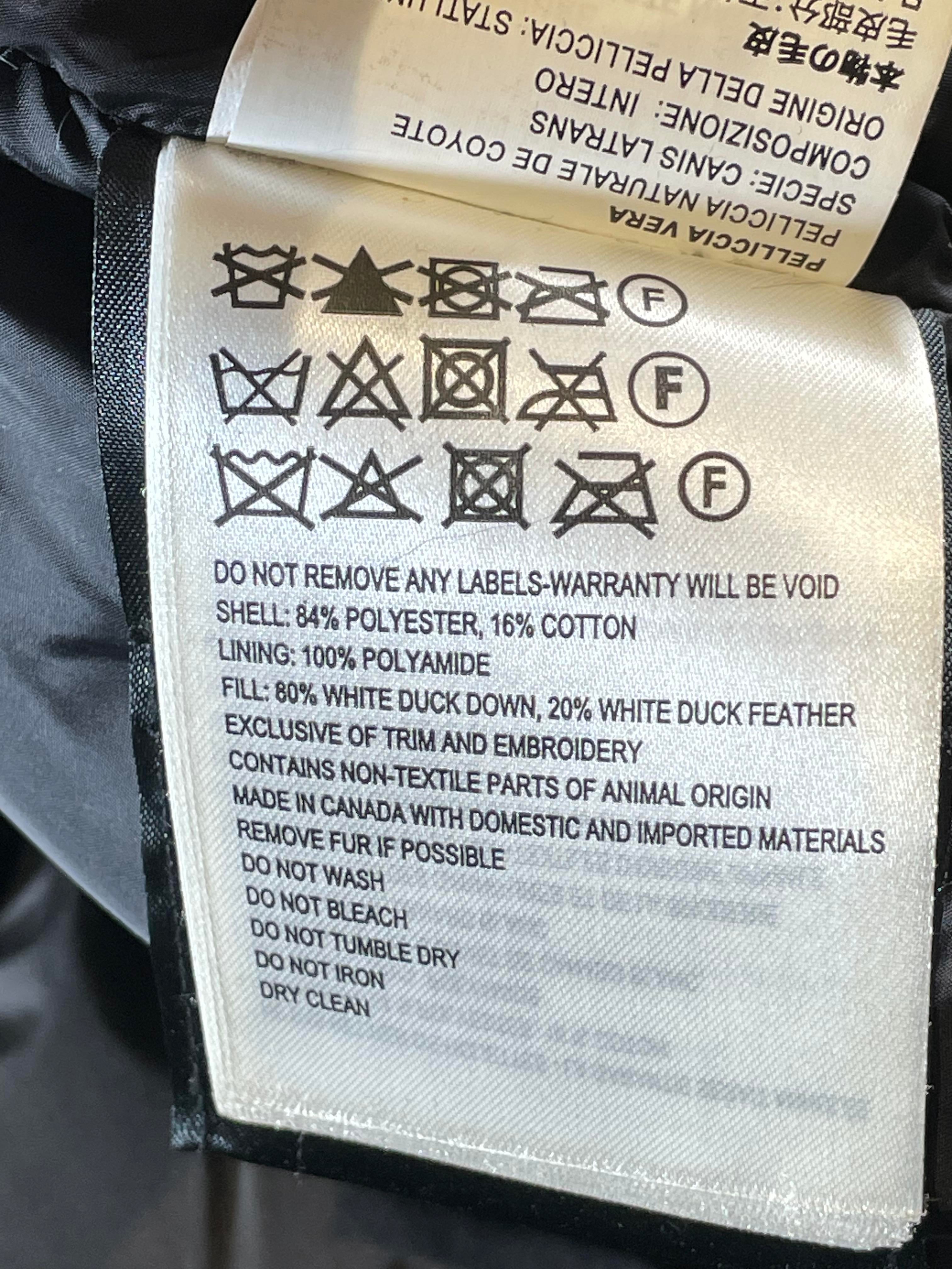 Canada Goose Black Puffer Jacket
