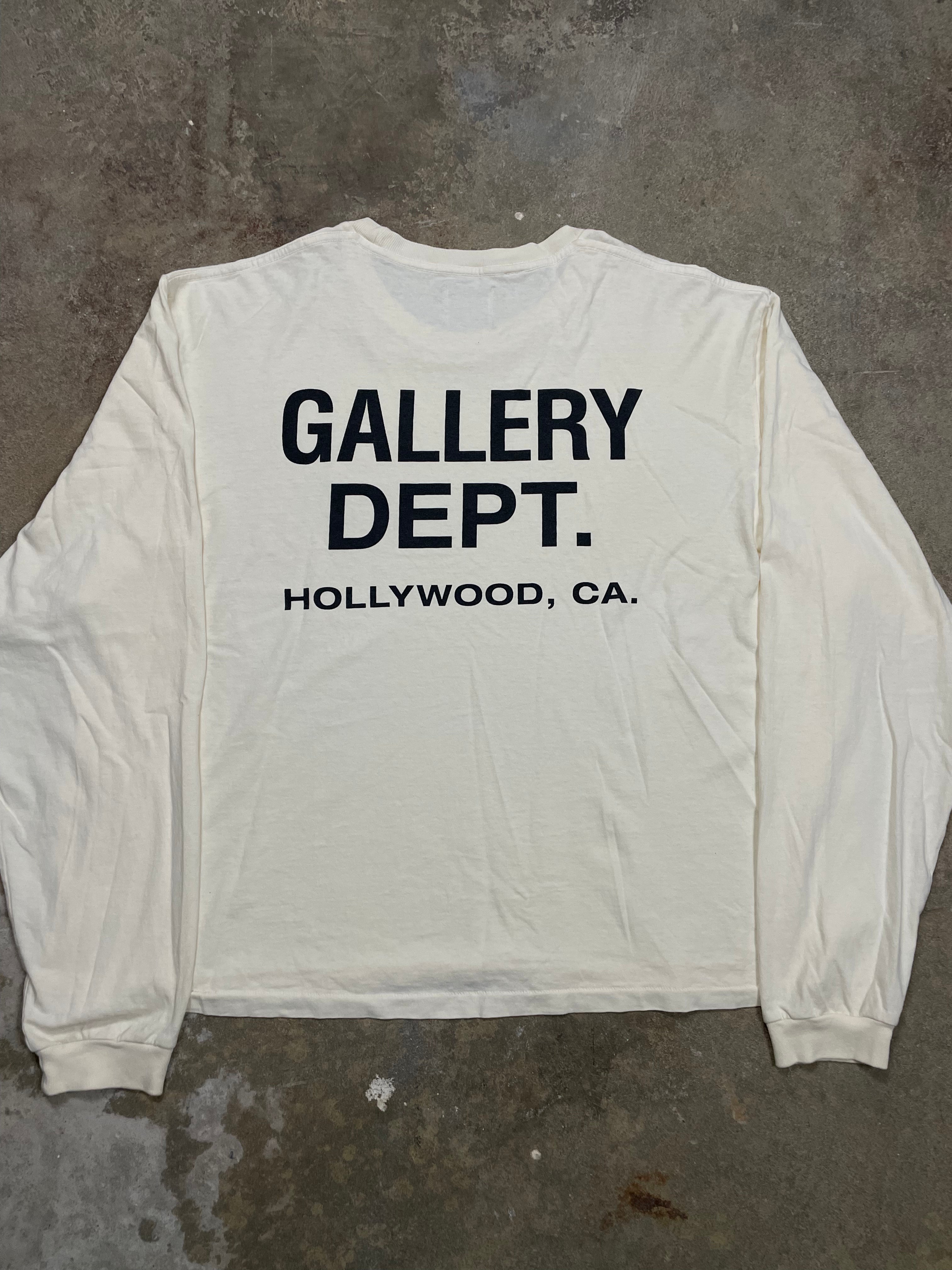 Gallery Dept Cream LS Tee XXL Used