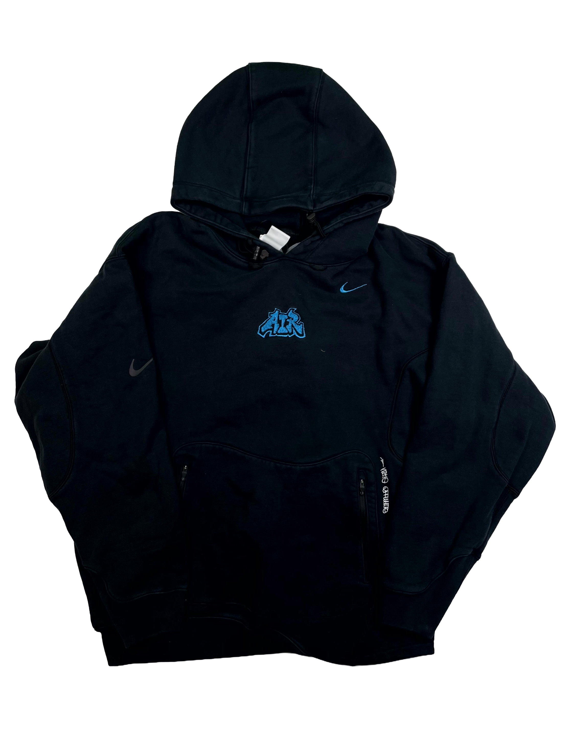 Nike Off White 006 Fleece Black Hoodie