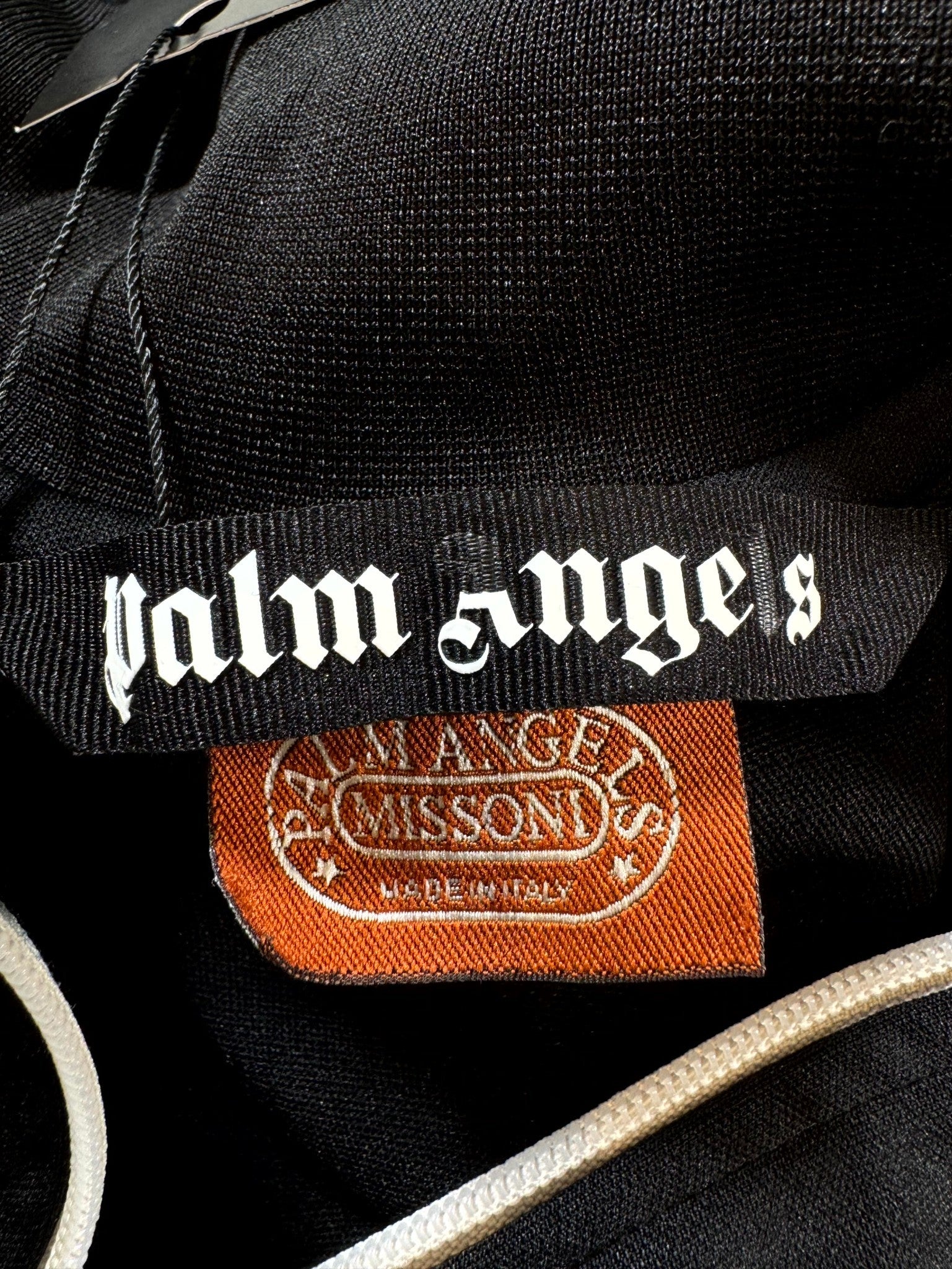 Palm Angels"Missoni" Black & Multicolor Track Jacket