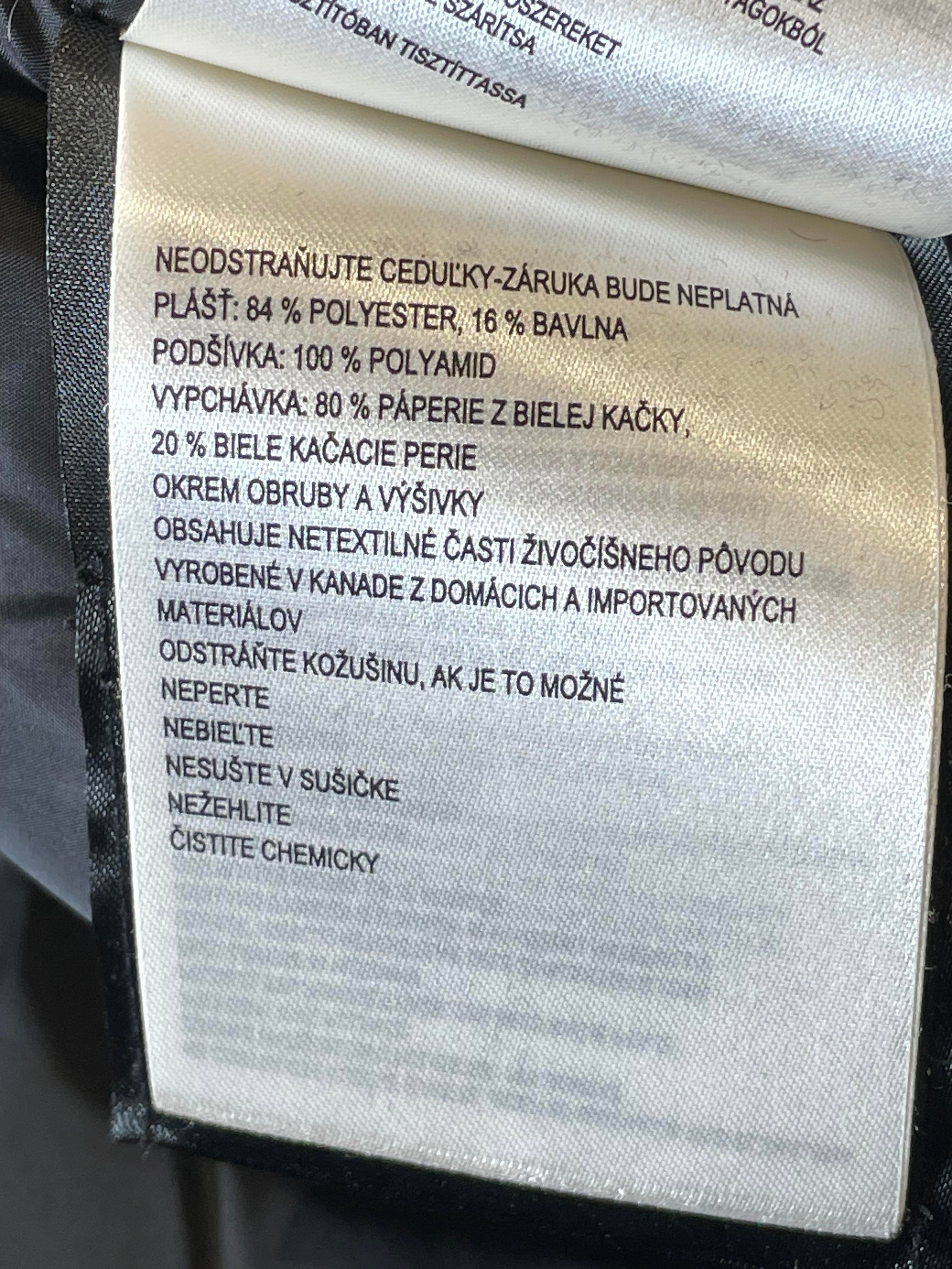 Canada Goose Black Puffer Jacket