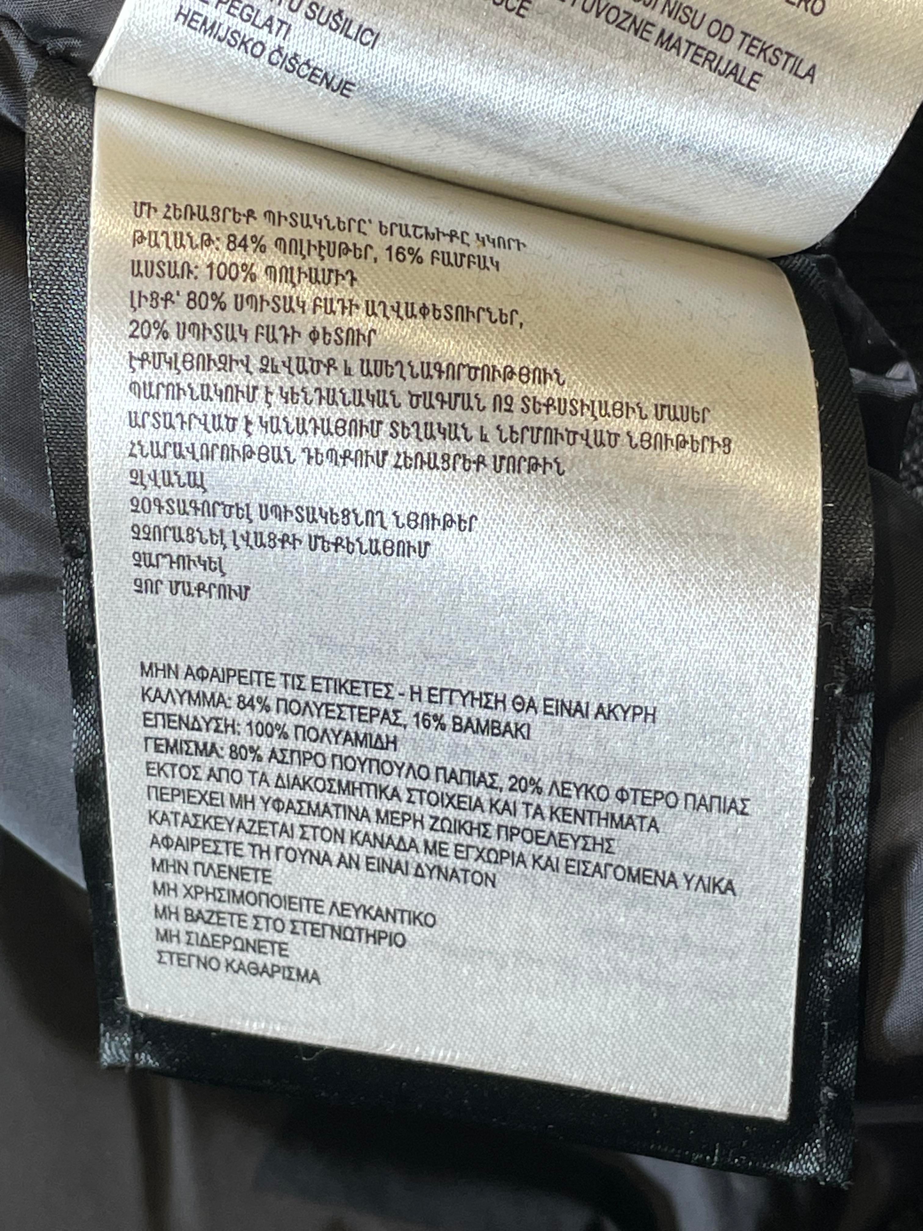 Canada Goose Black Puffer Jacket