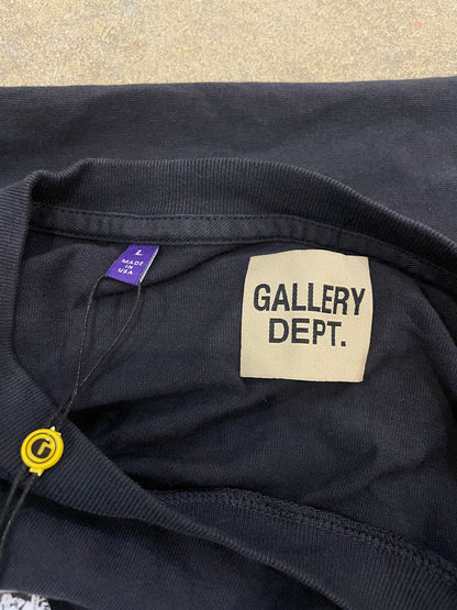 Gallery Dept Tee Navy Baby Blue New Large With Tags