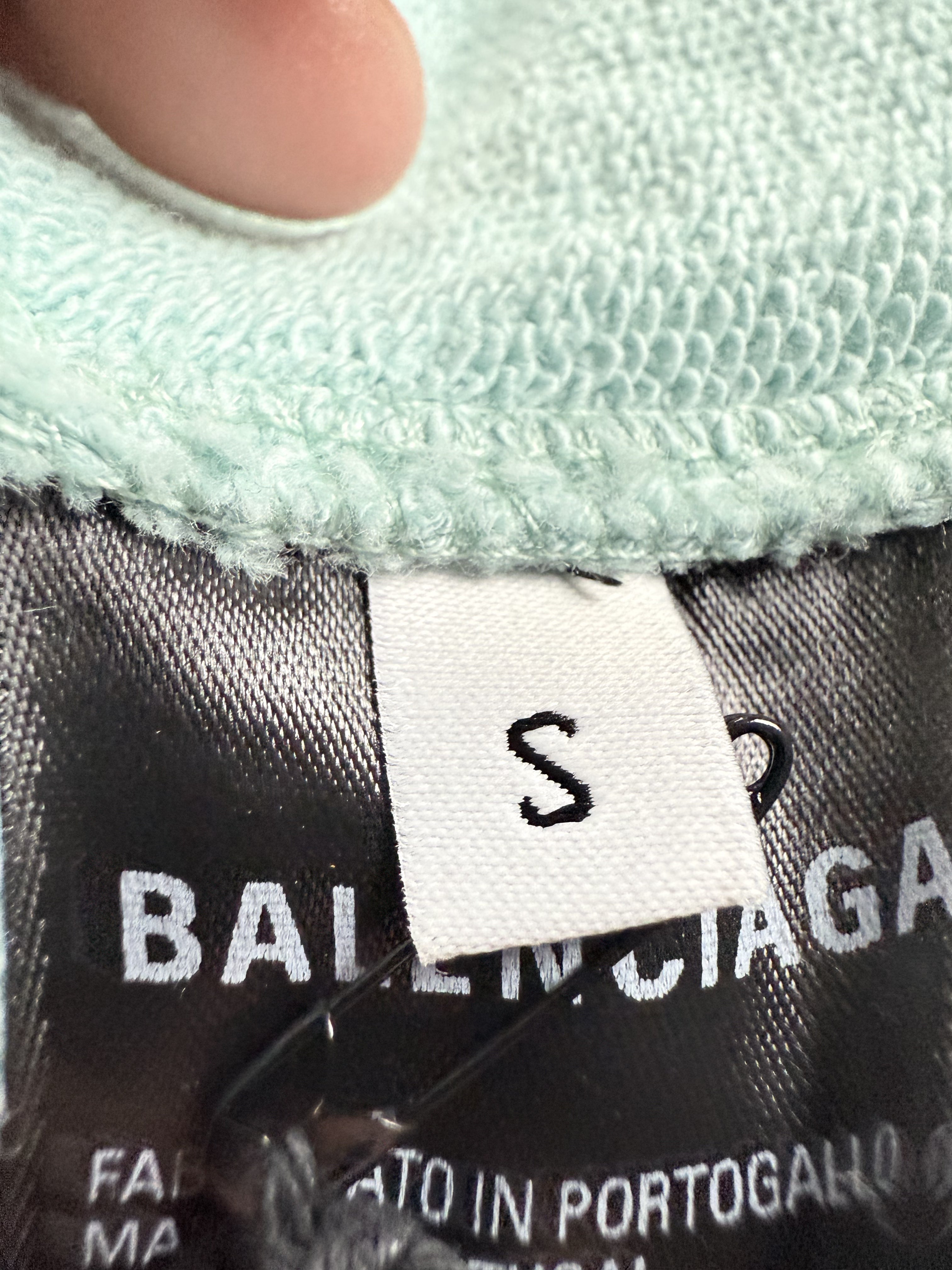 Balenciaga Teal Shorts BB Logo