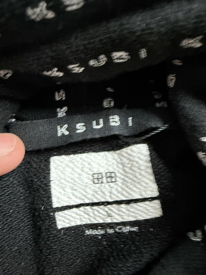 Ksubi Hoodie Black All Over Used Large (Fits Medium)
