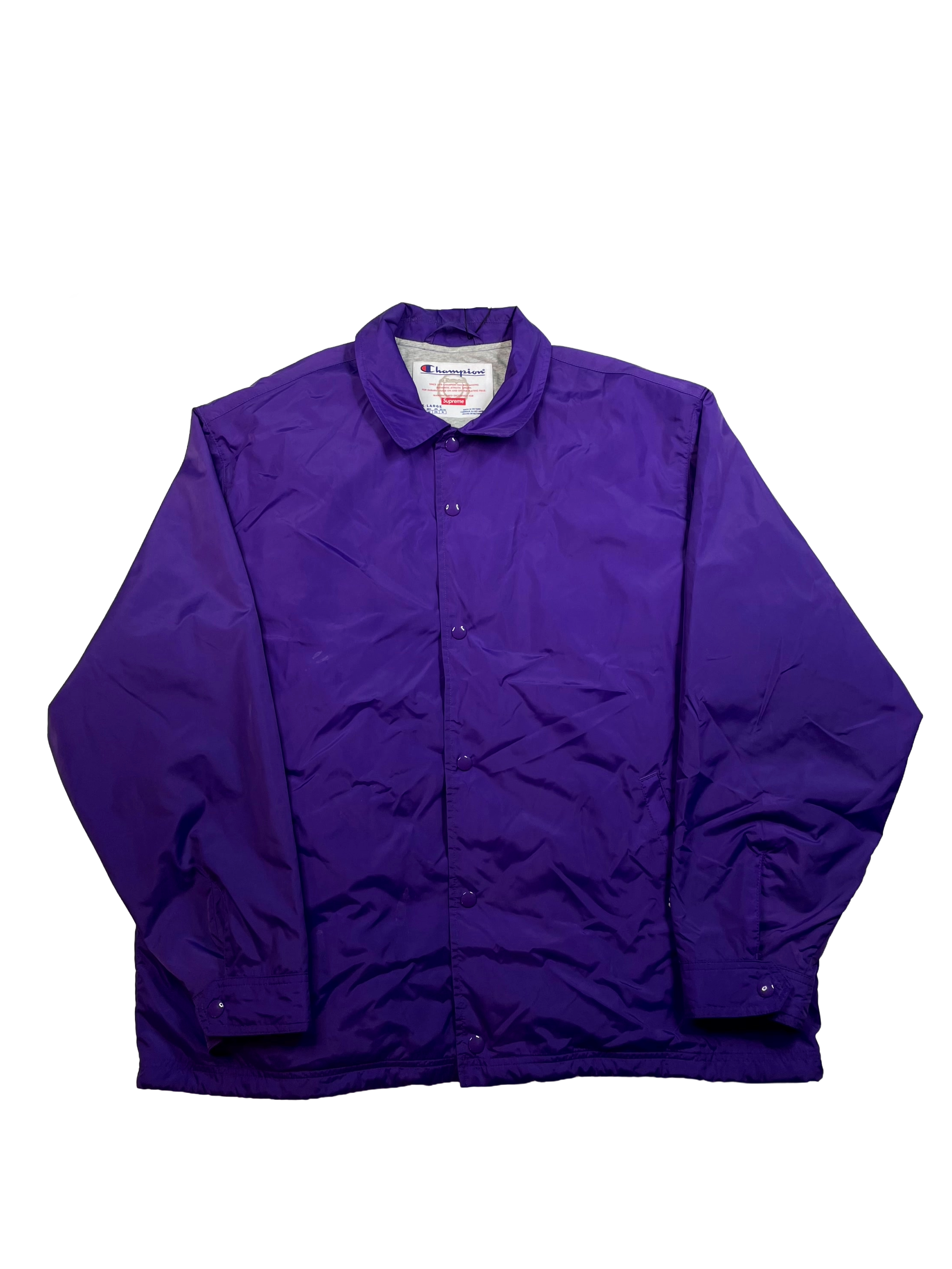 Supreme Arc Logo Windbreaker Purple Jacket