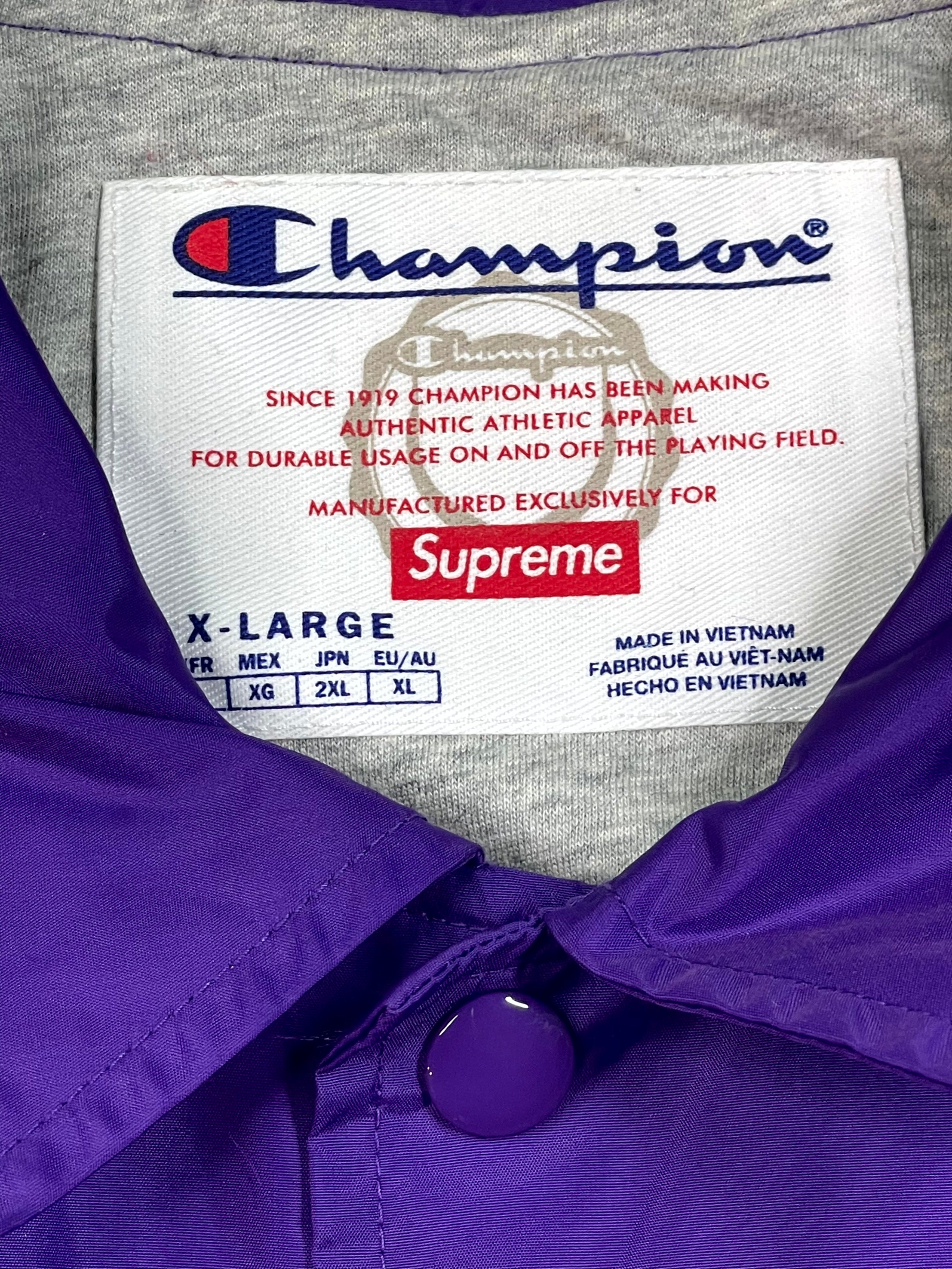 Supreme Arc Logo Windbreaker Purple Jacket