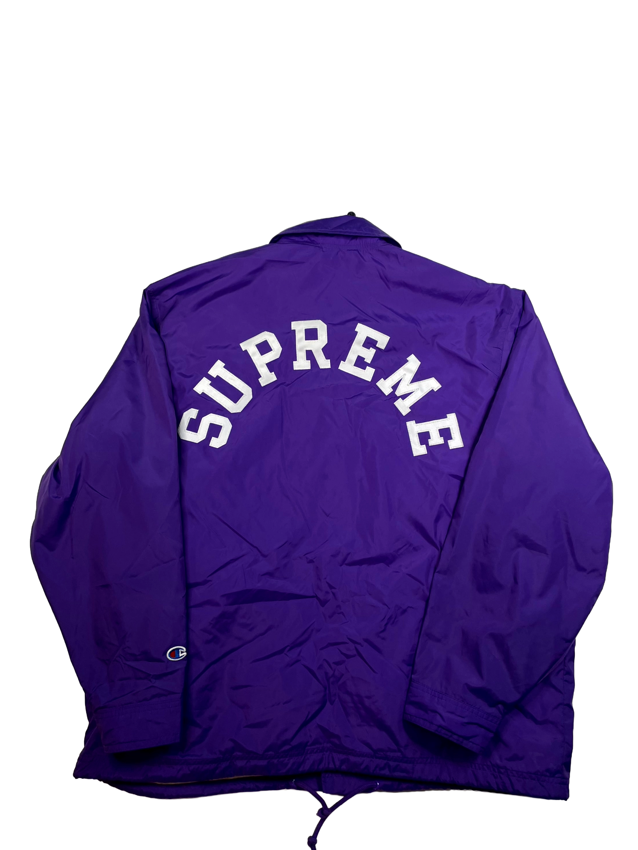 Supreme Arc Logo Windbreaker Purple Jacket