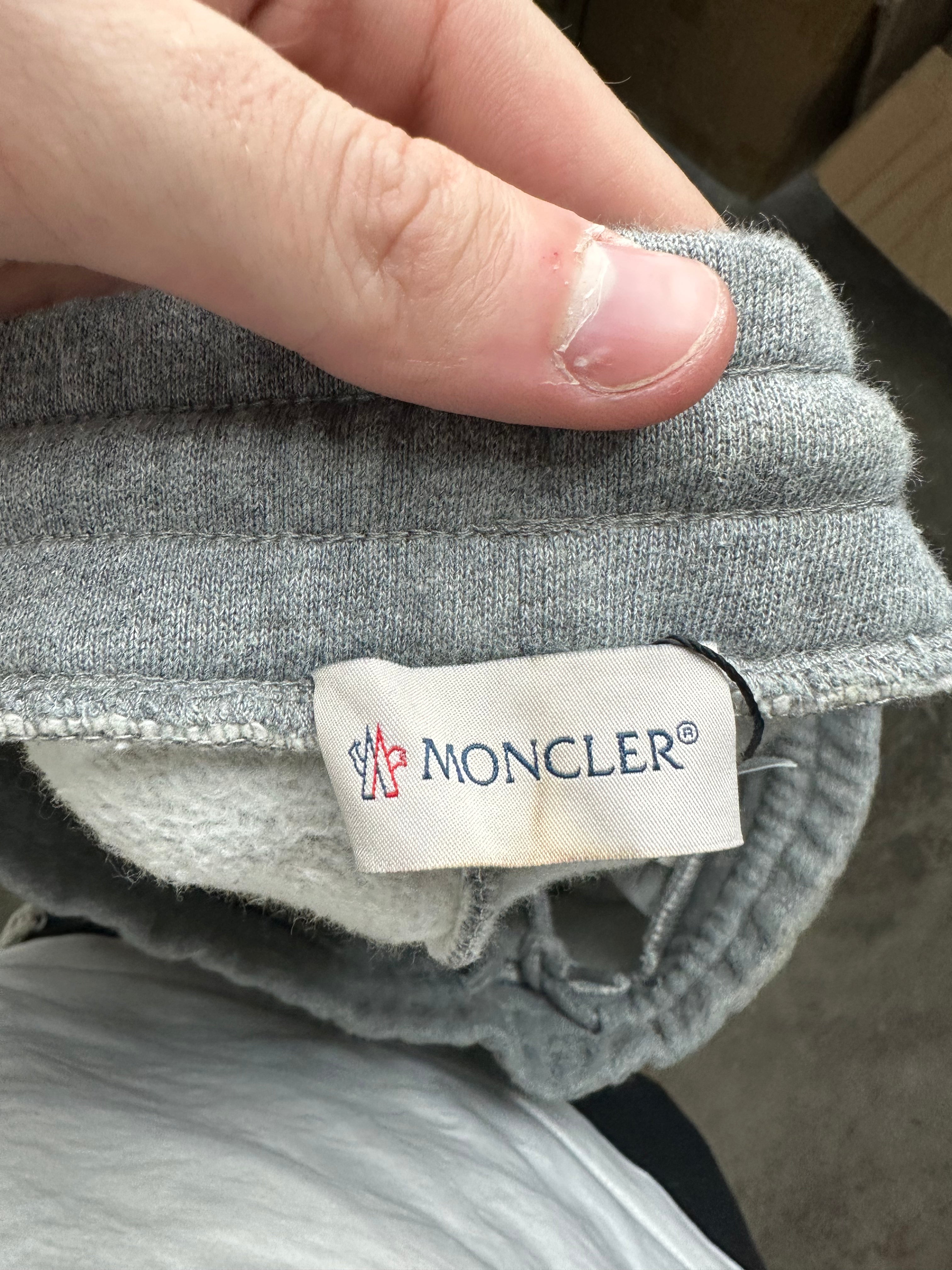 Moncler Sweatsuit Grey Black Used 14Y & 12Y