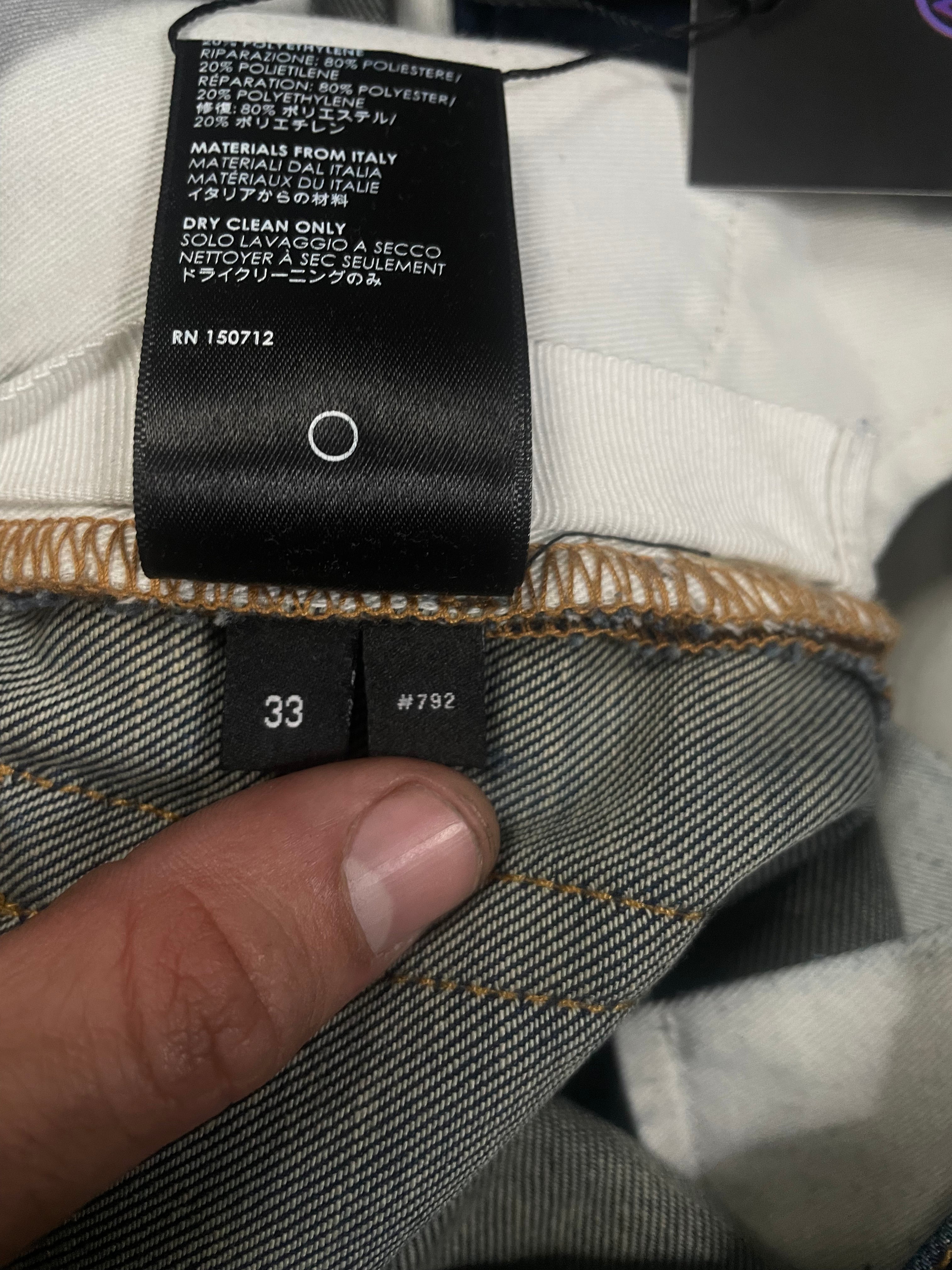 Amiri Selvedge Denim Plain Thrasher Dark Blue Jeans