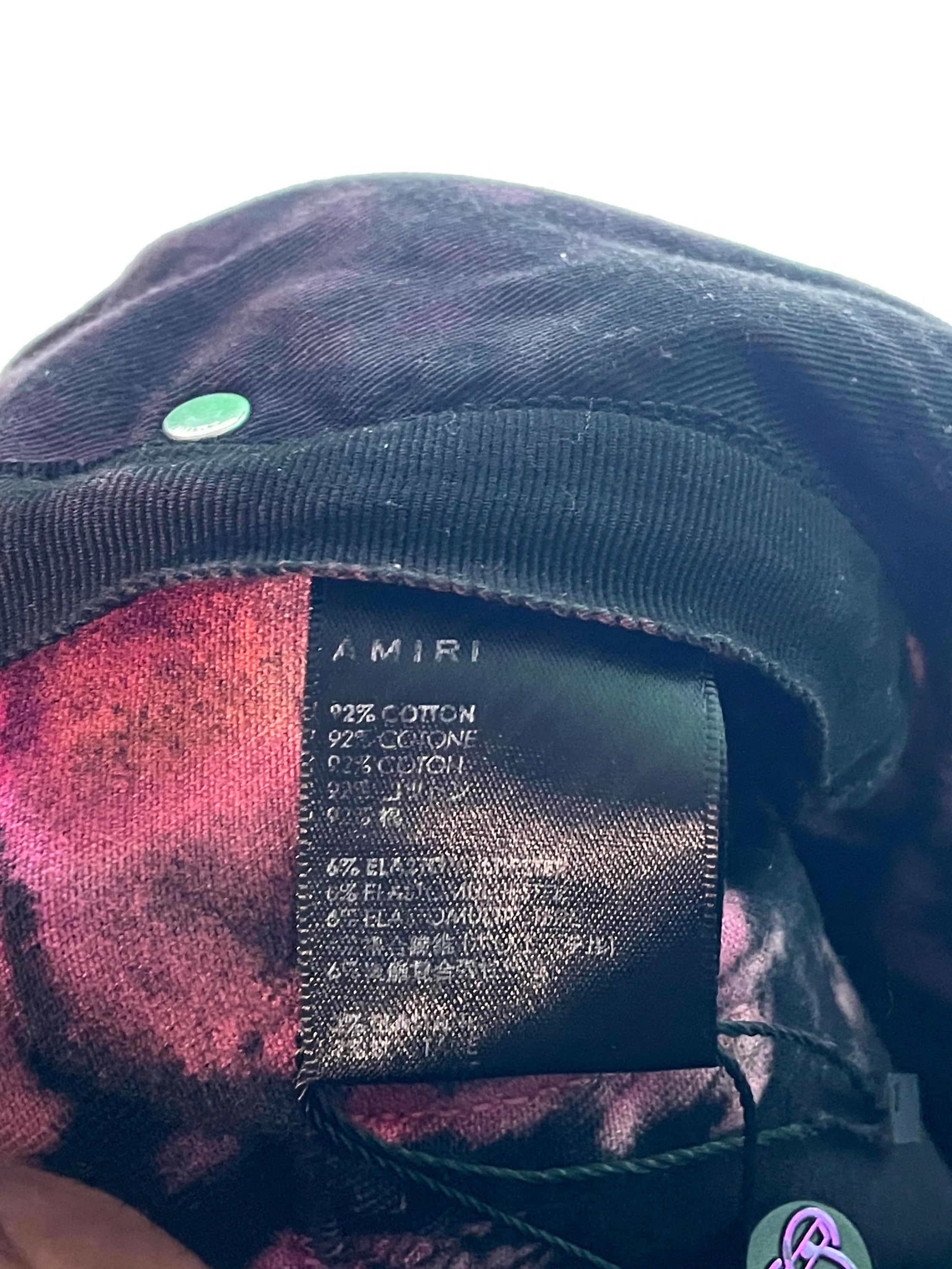 Amiri Tie Dye Black Jeans