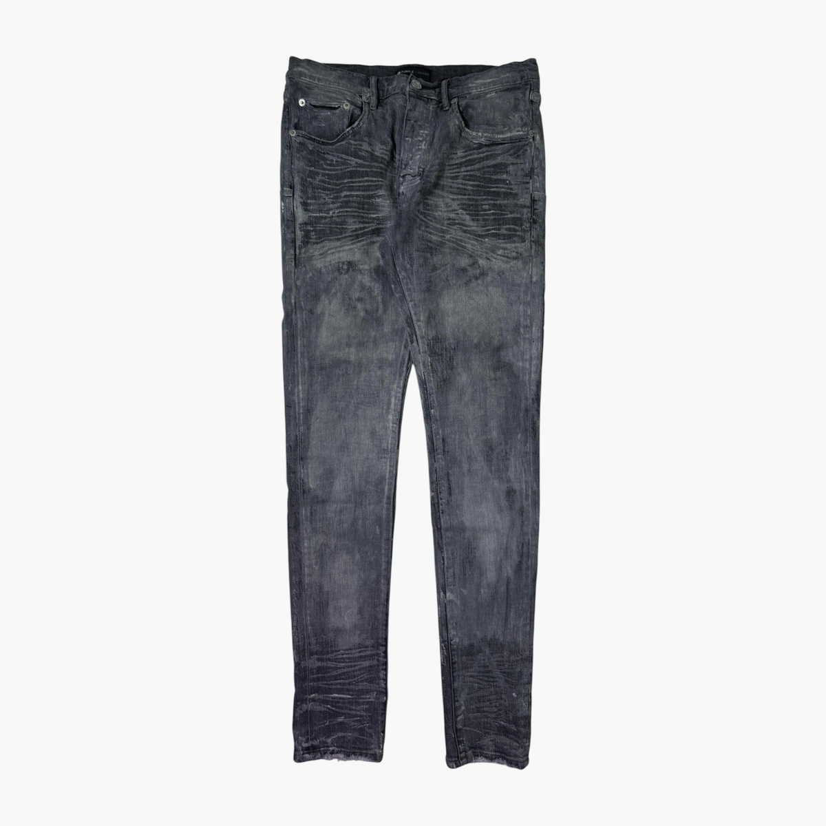 Purple Brand Wax Paint Splatter Denim Jeans