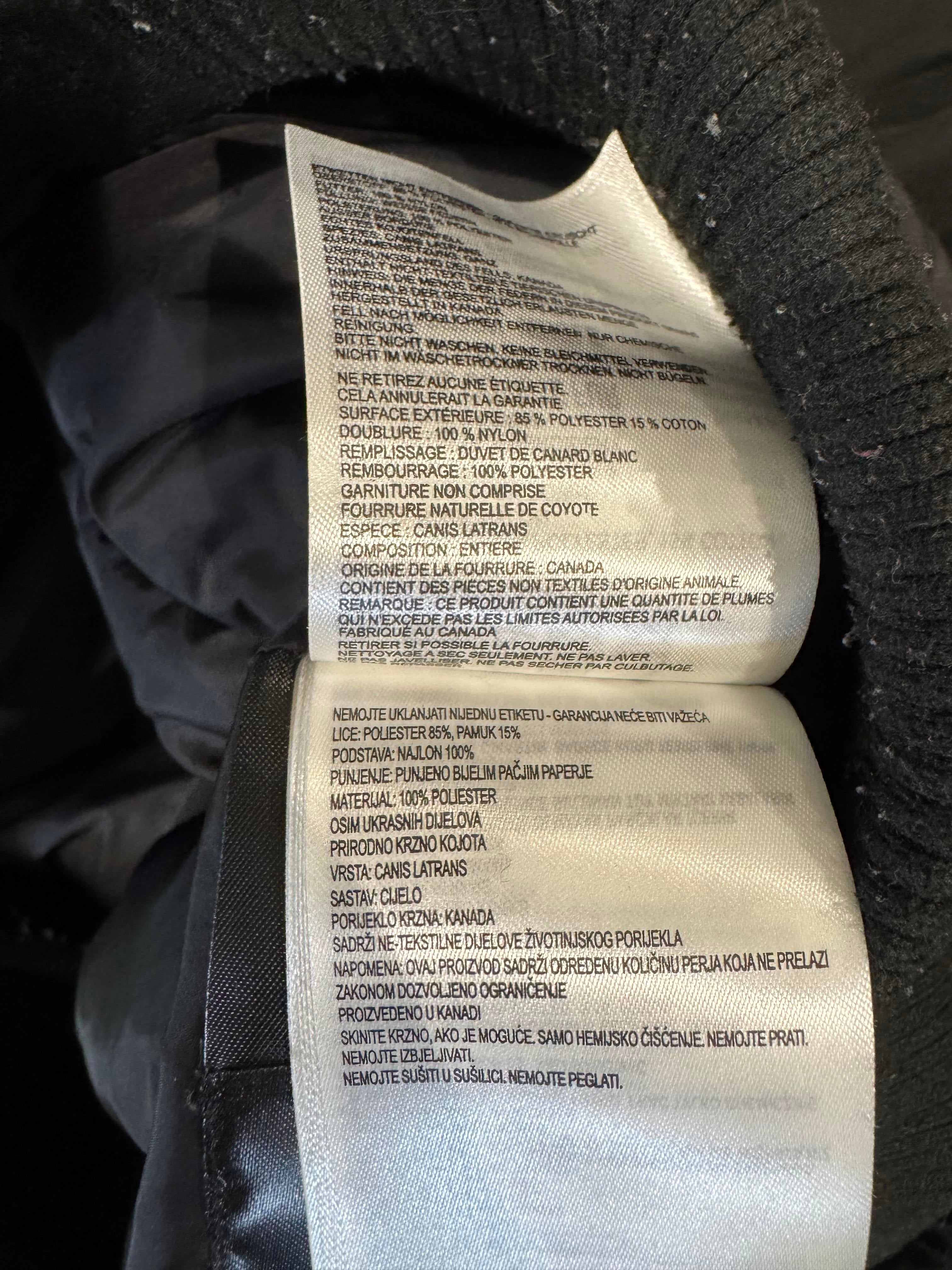 Canada Goose Black Bomber Jacket