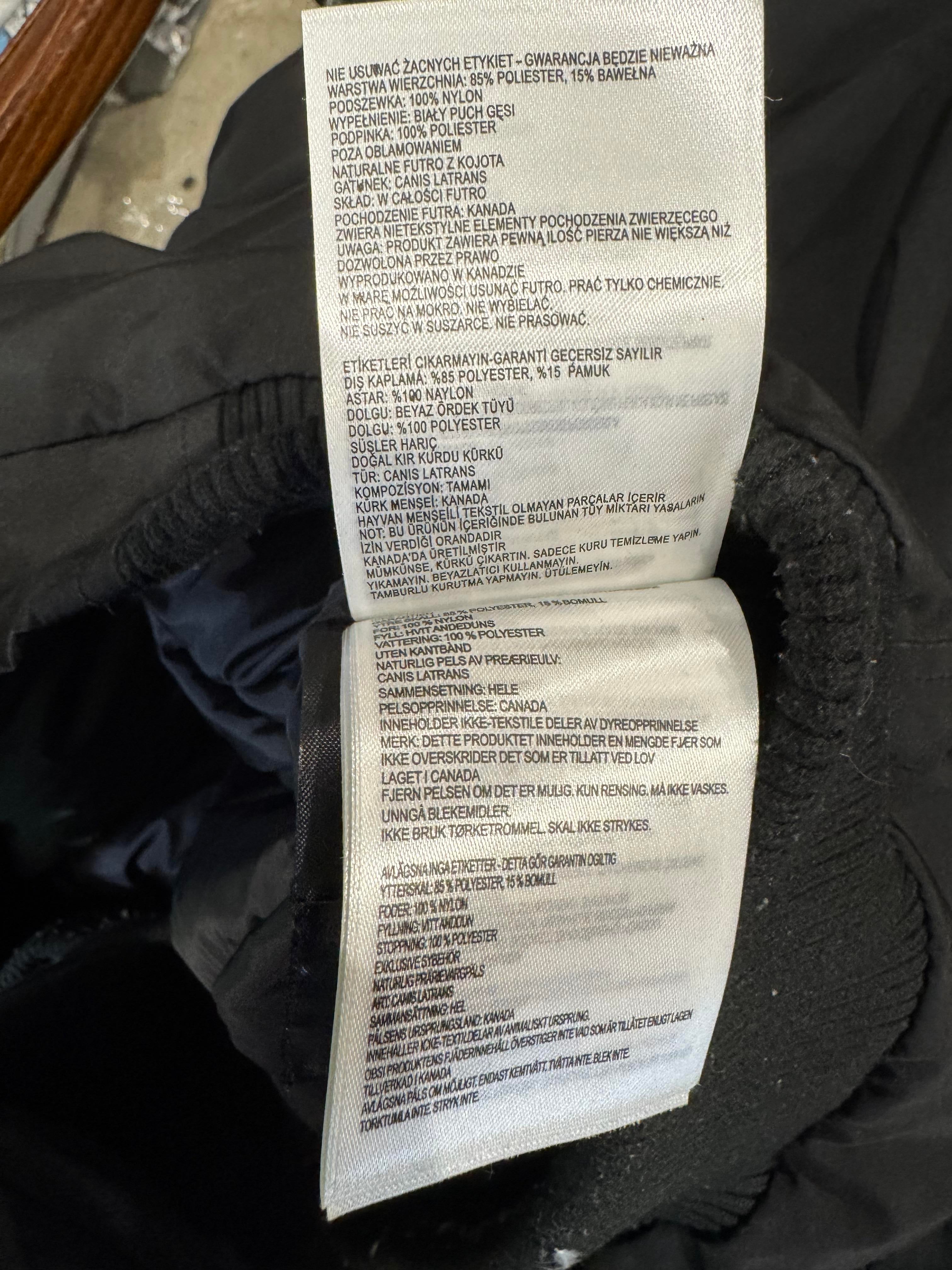 Canada Goose Black Bomber Jacket