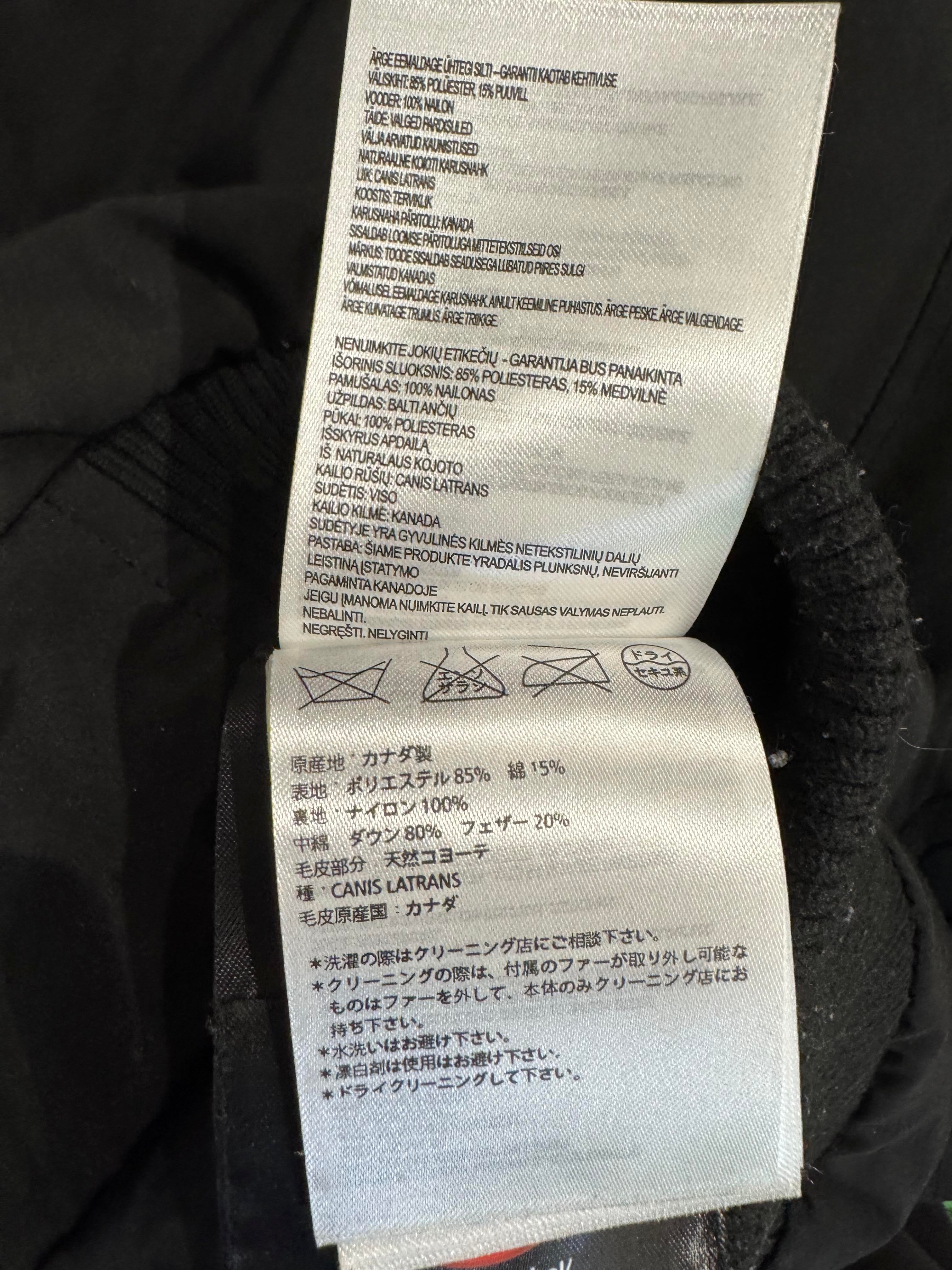 Canada Goose Black Bomber Jacket