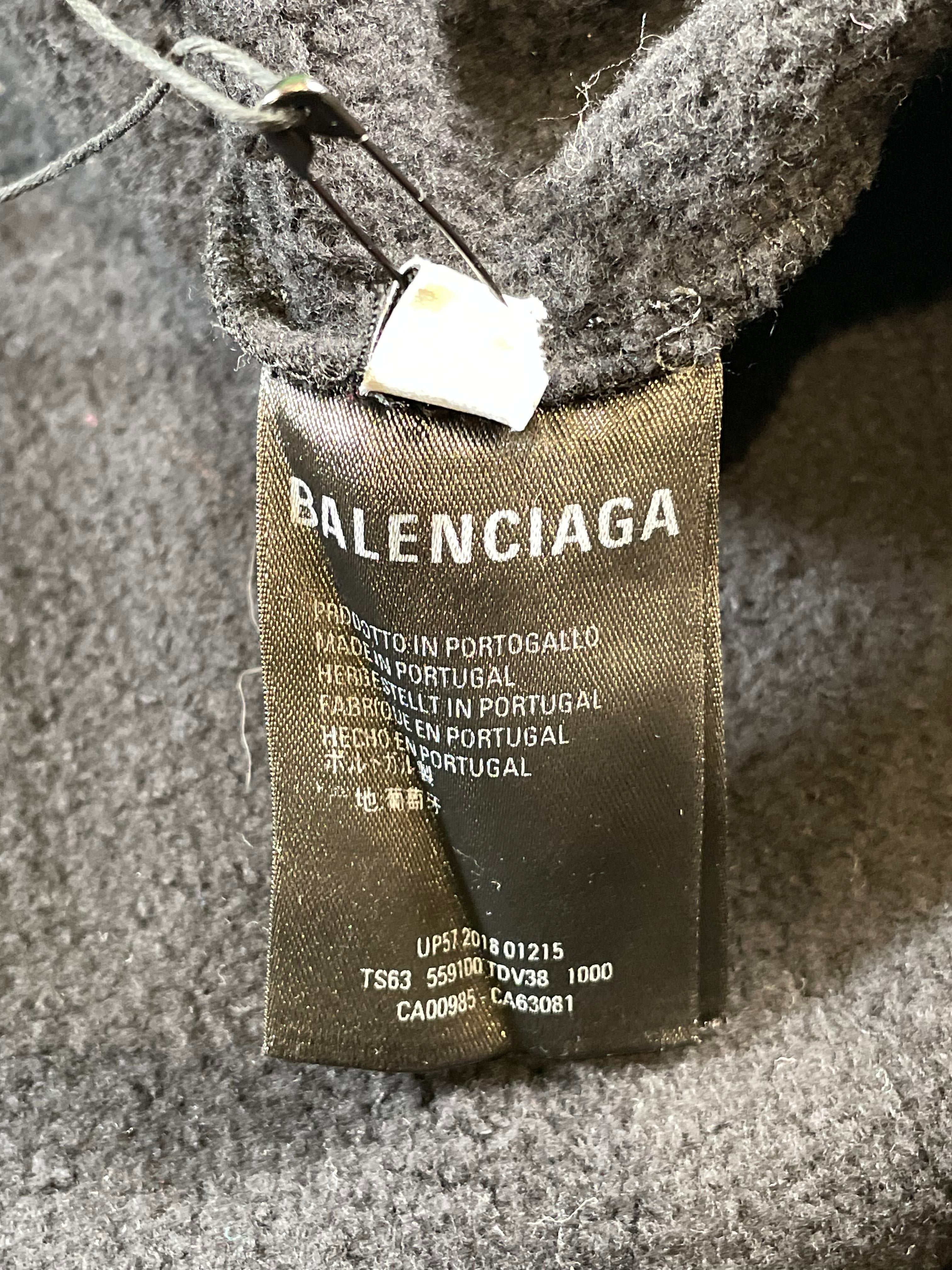 Balenciaga Speed Hunters Black Zip Up