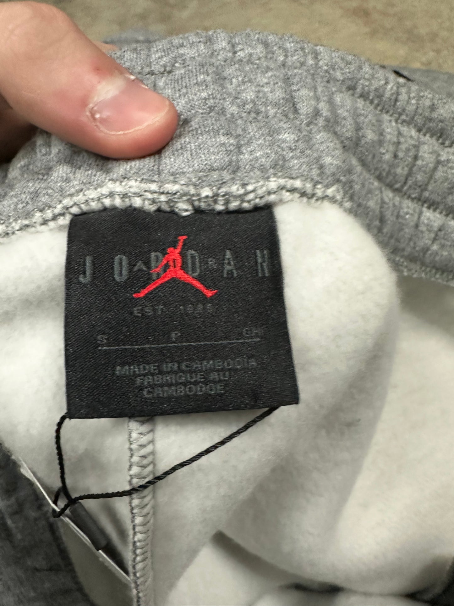 Jordan SweatSuit Wolf Grey Small Used