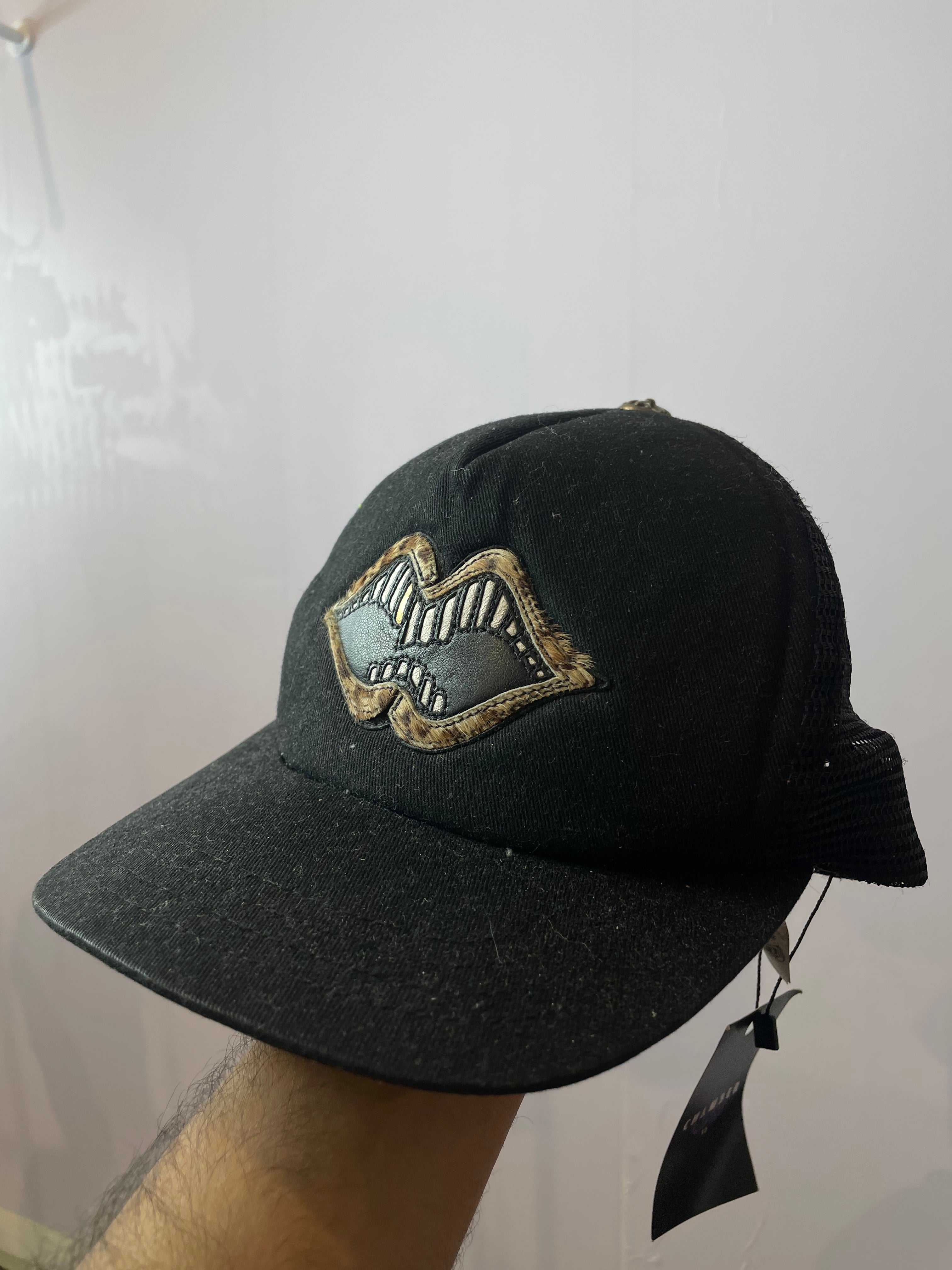 Chrome Hearts Matty Boy Cheetah Chomper Trucker Hat