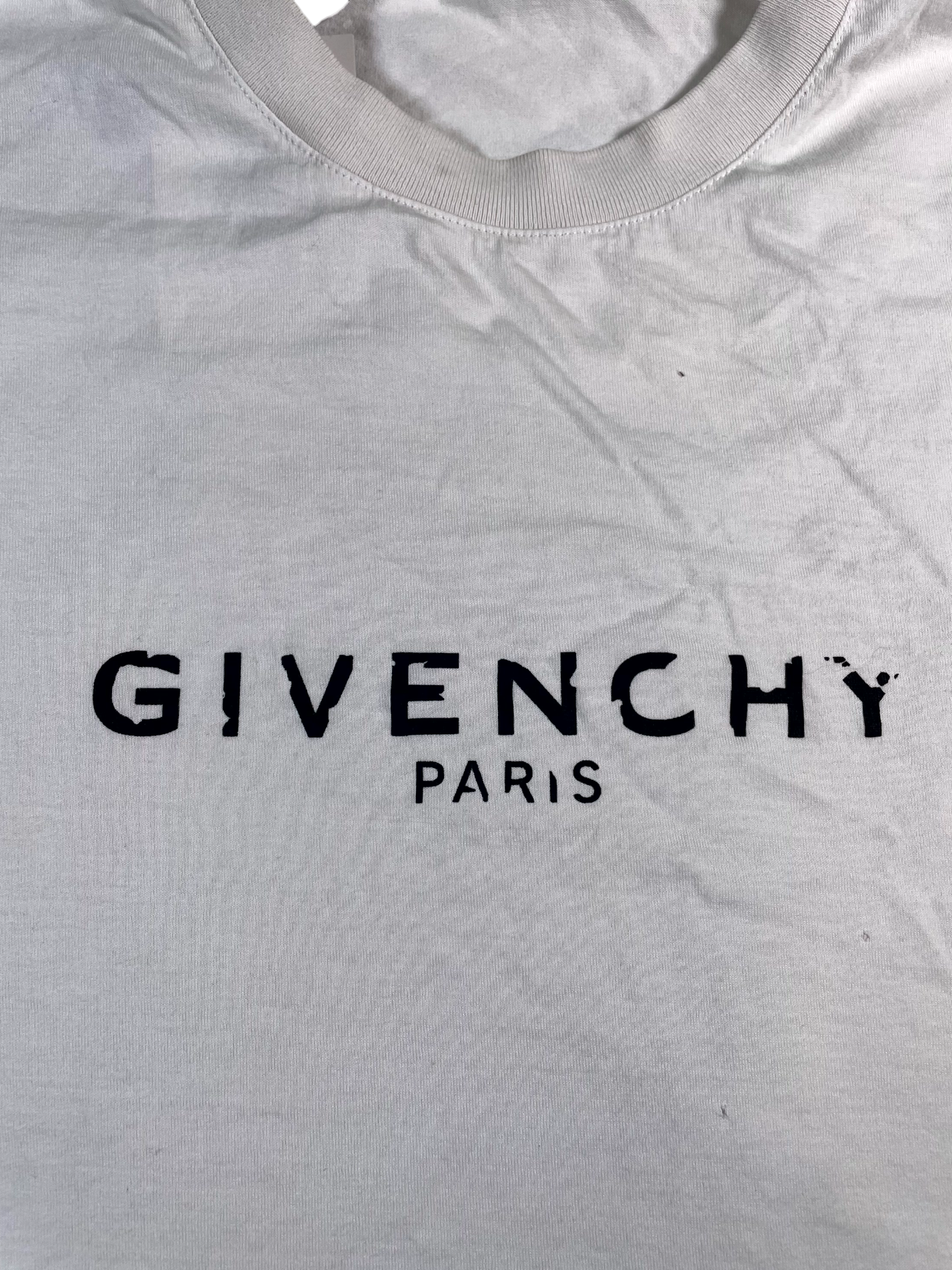Givenchy Chest Logo White Tee