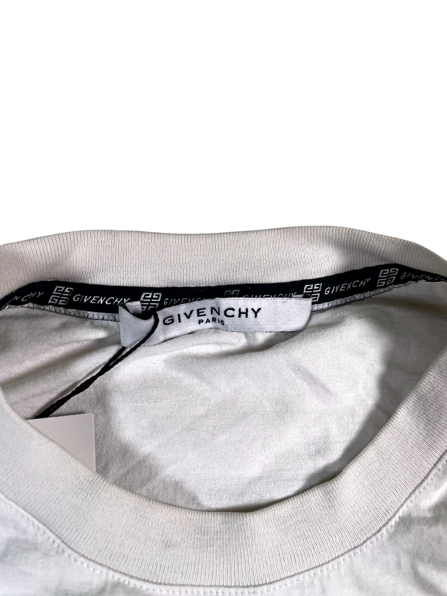 Givenchy Chest Logo White Tee