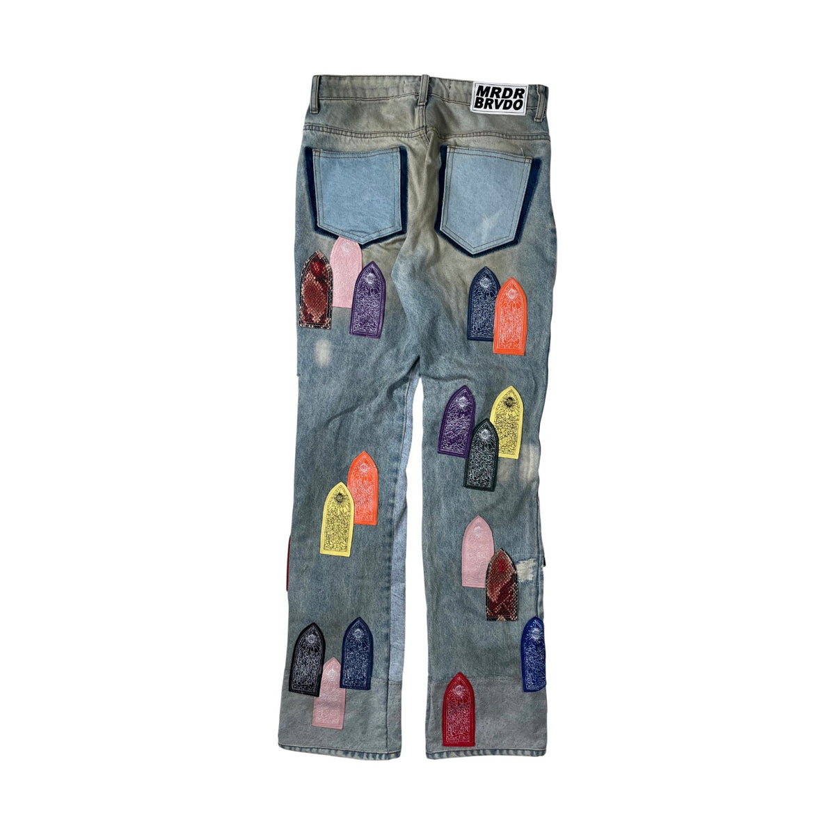 Who Decides War Pastel Light Wash & Multicolor Jeans