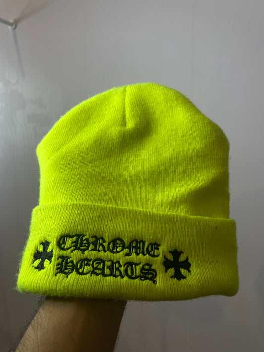 Chrome Hearts Neon & Black Beanie
