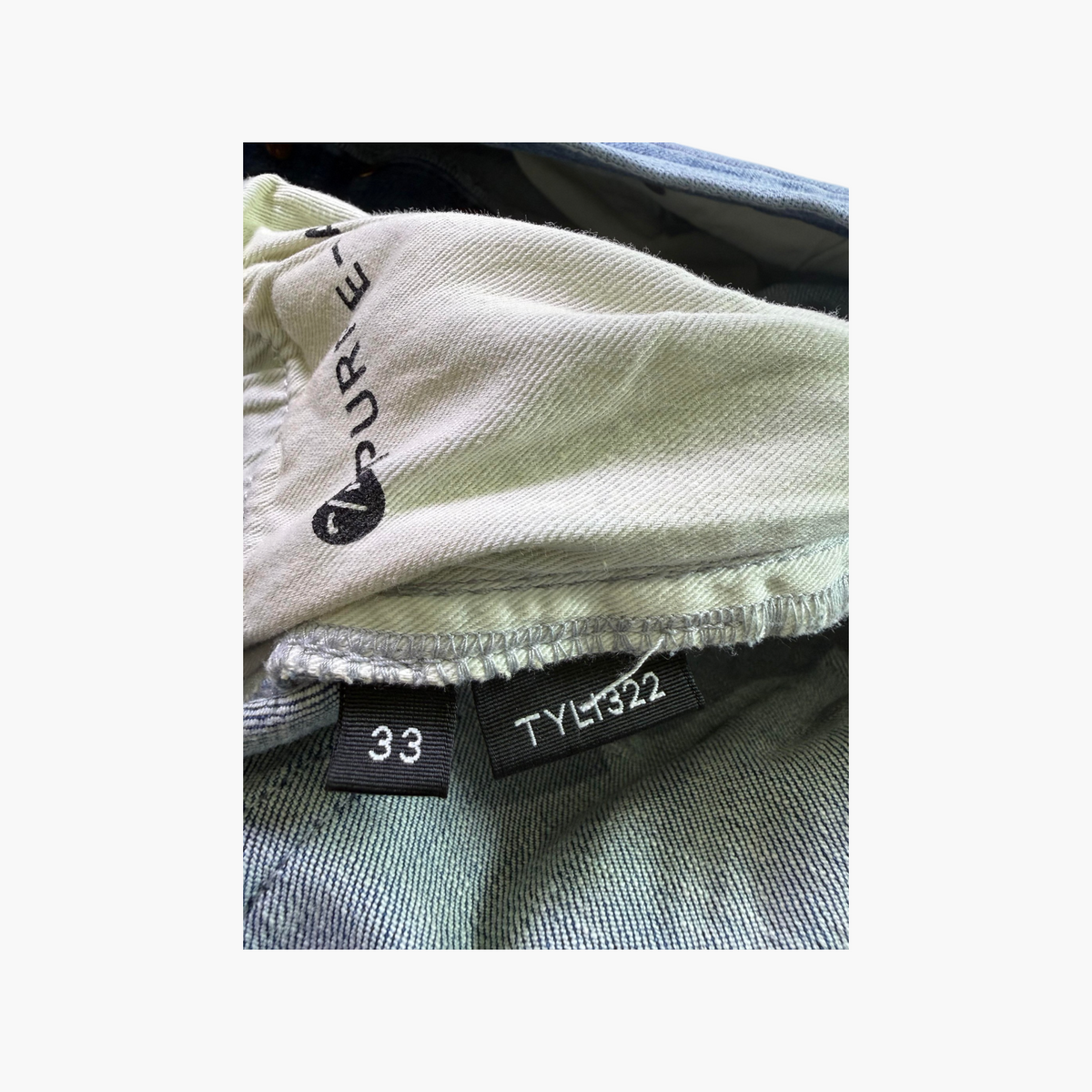 Purple Brand Stitches Light Wash Jeans